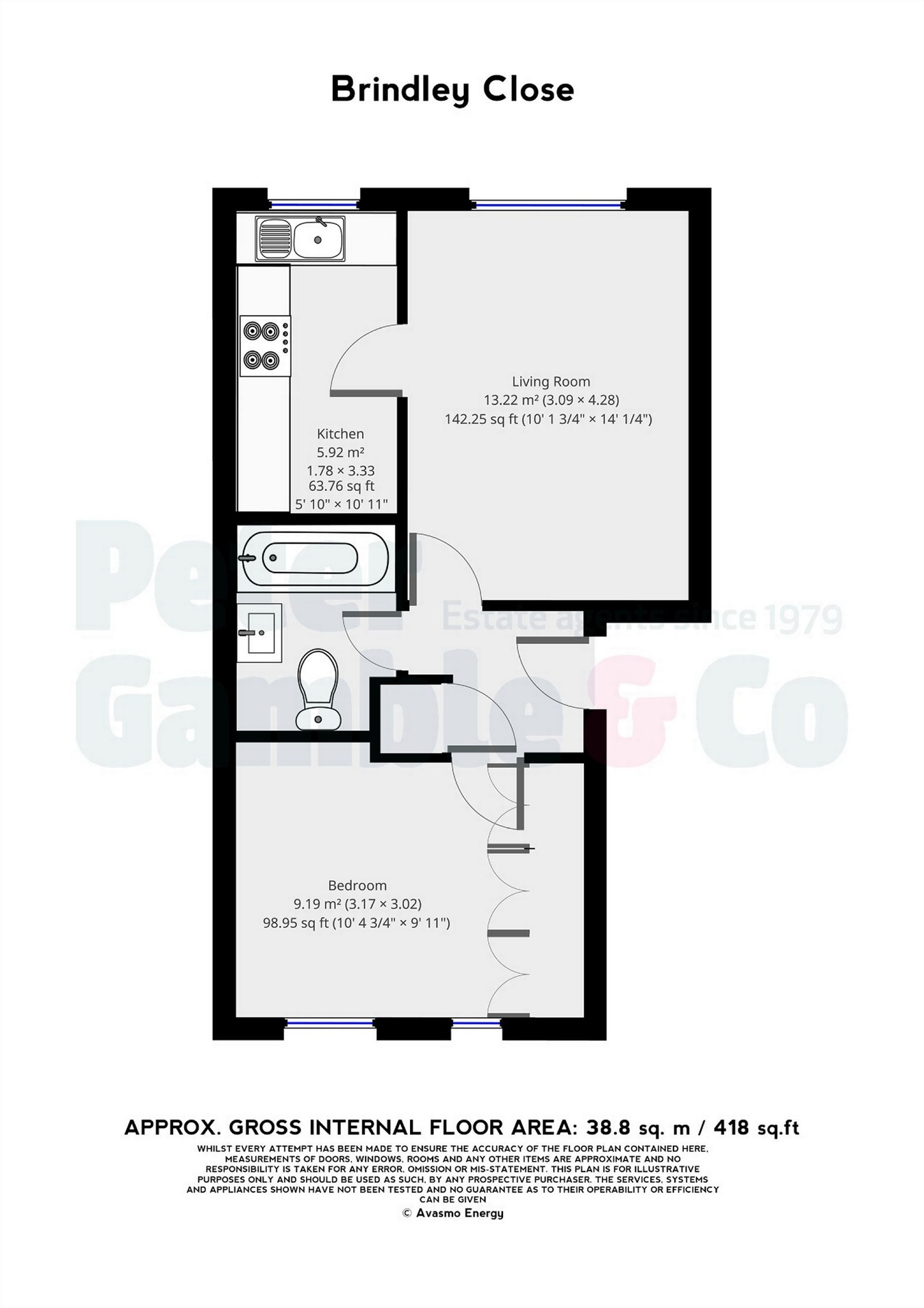 1 Bedrooms Flat for sale in Brindley Close, Wembley, Greater London HA0