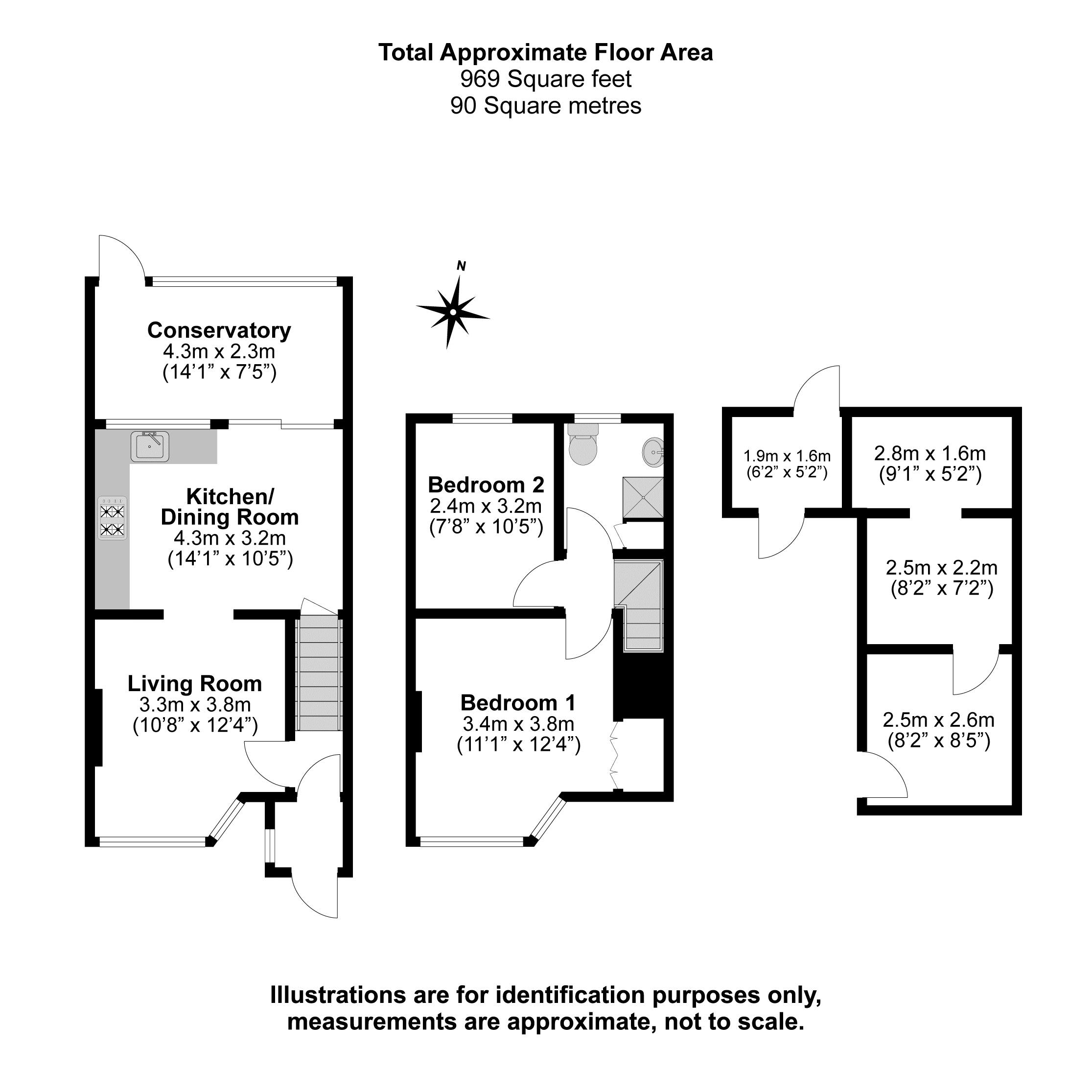 36, Salt Hill Way, Slough floorplan