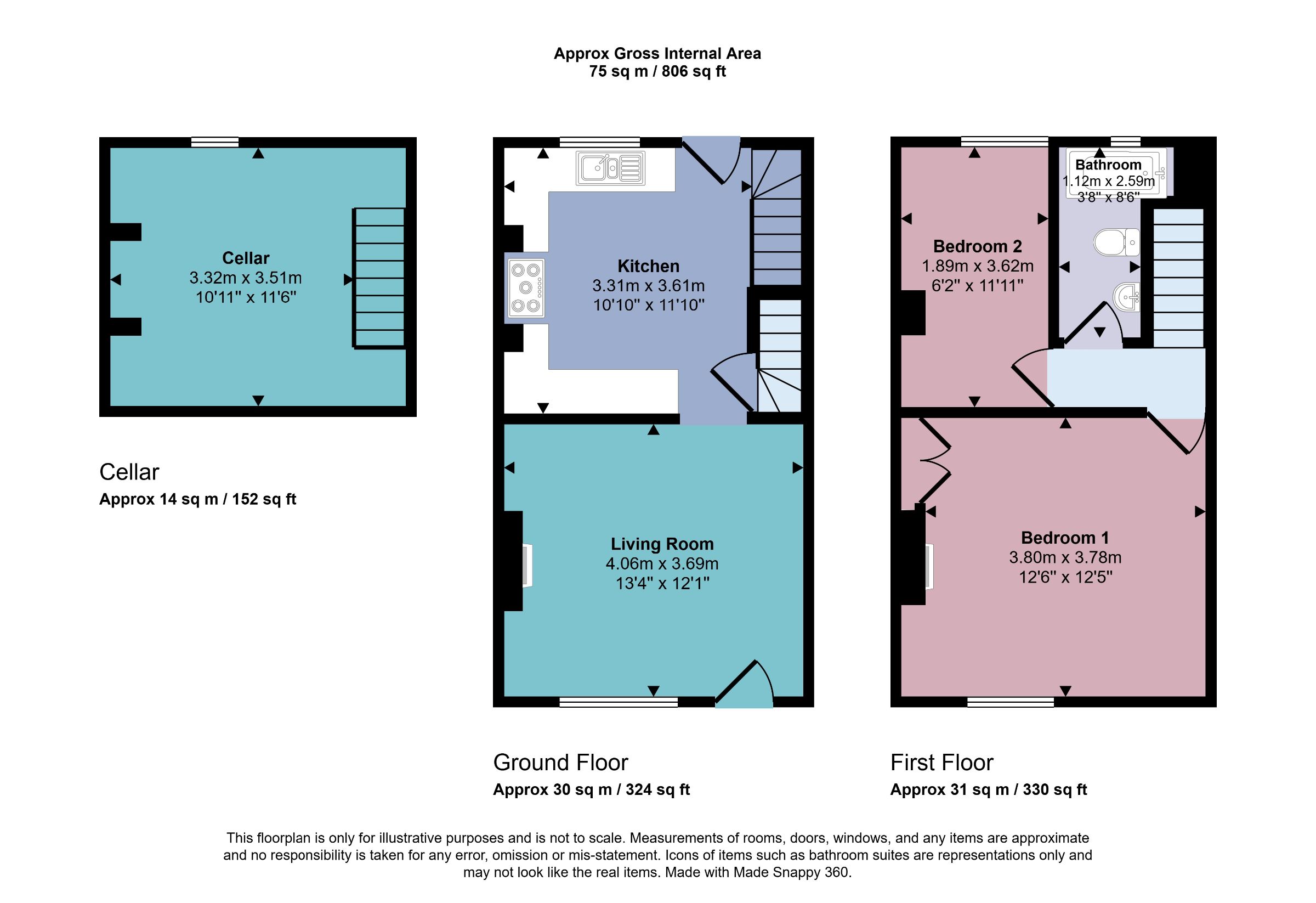 17 Park Lane, Knaresborough floorplan