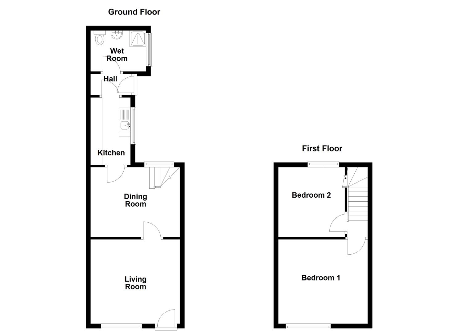 53, Station Road, Biddulph floorplan