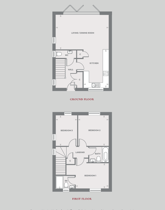 Plot 6 Monarchs View, Worthing floorplan