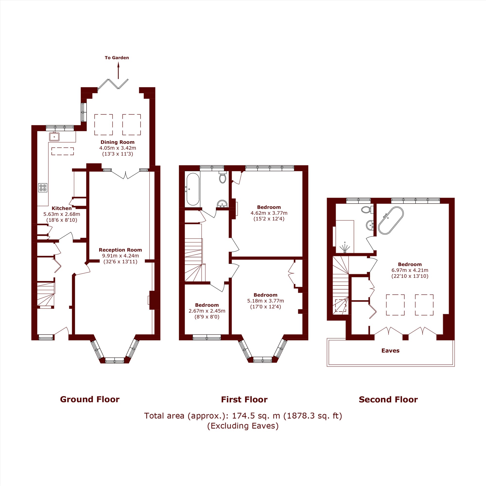 43, Herbert Gardens, London floorplan