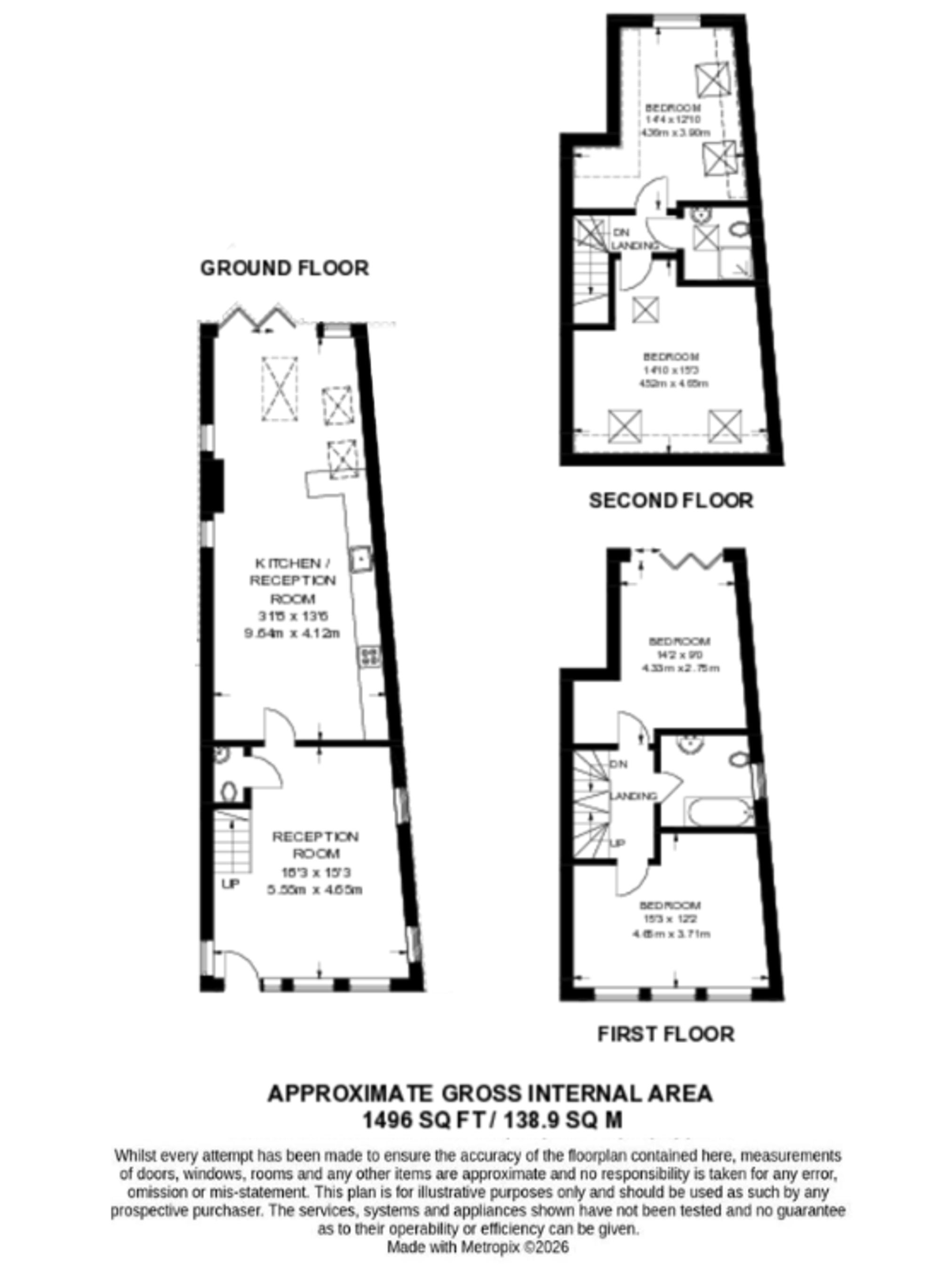 12a Park Road, Barnet floorplan