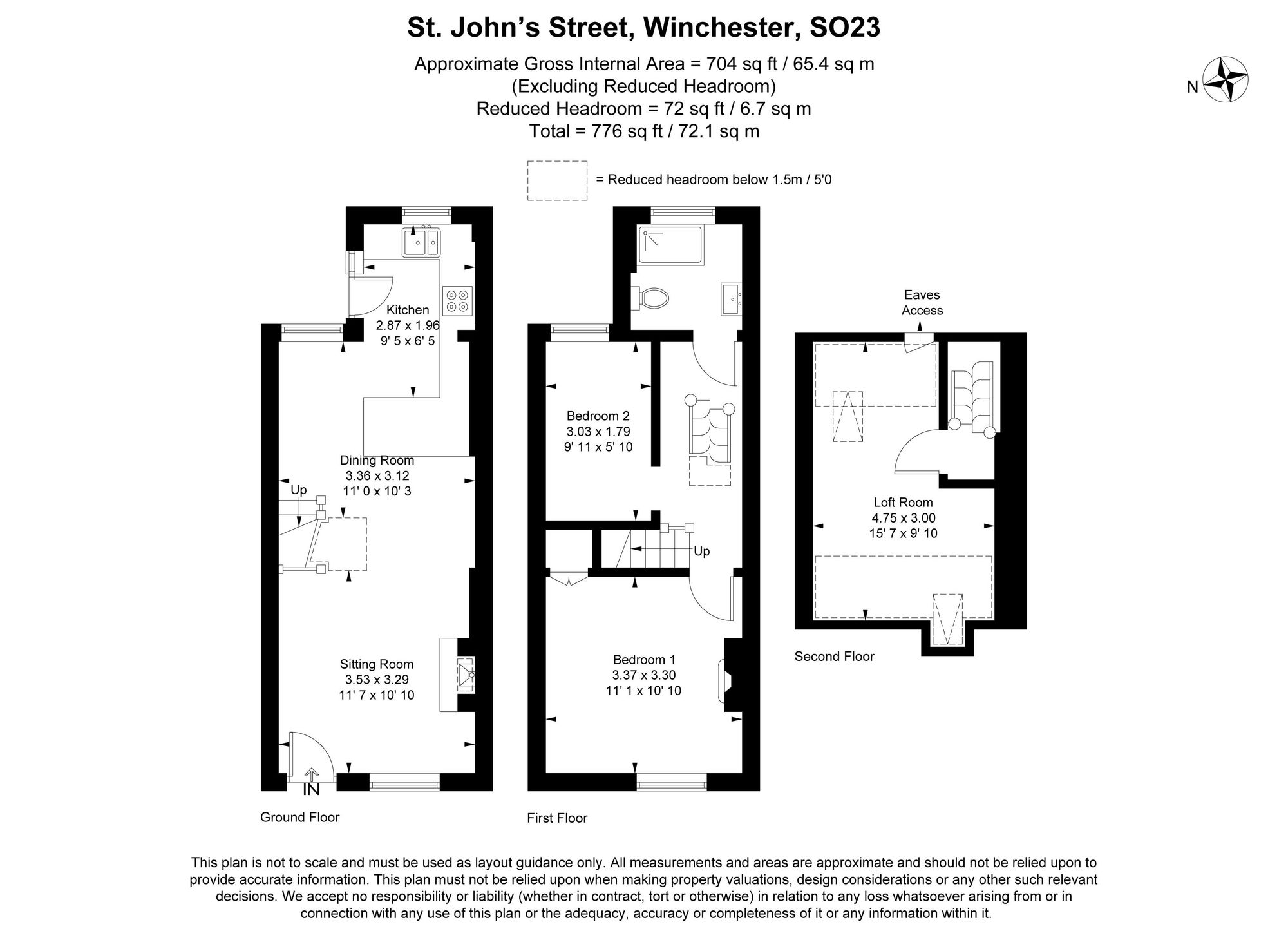 56 St. Johns Street, Winchester floorplan