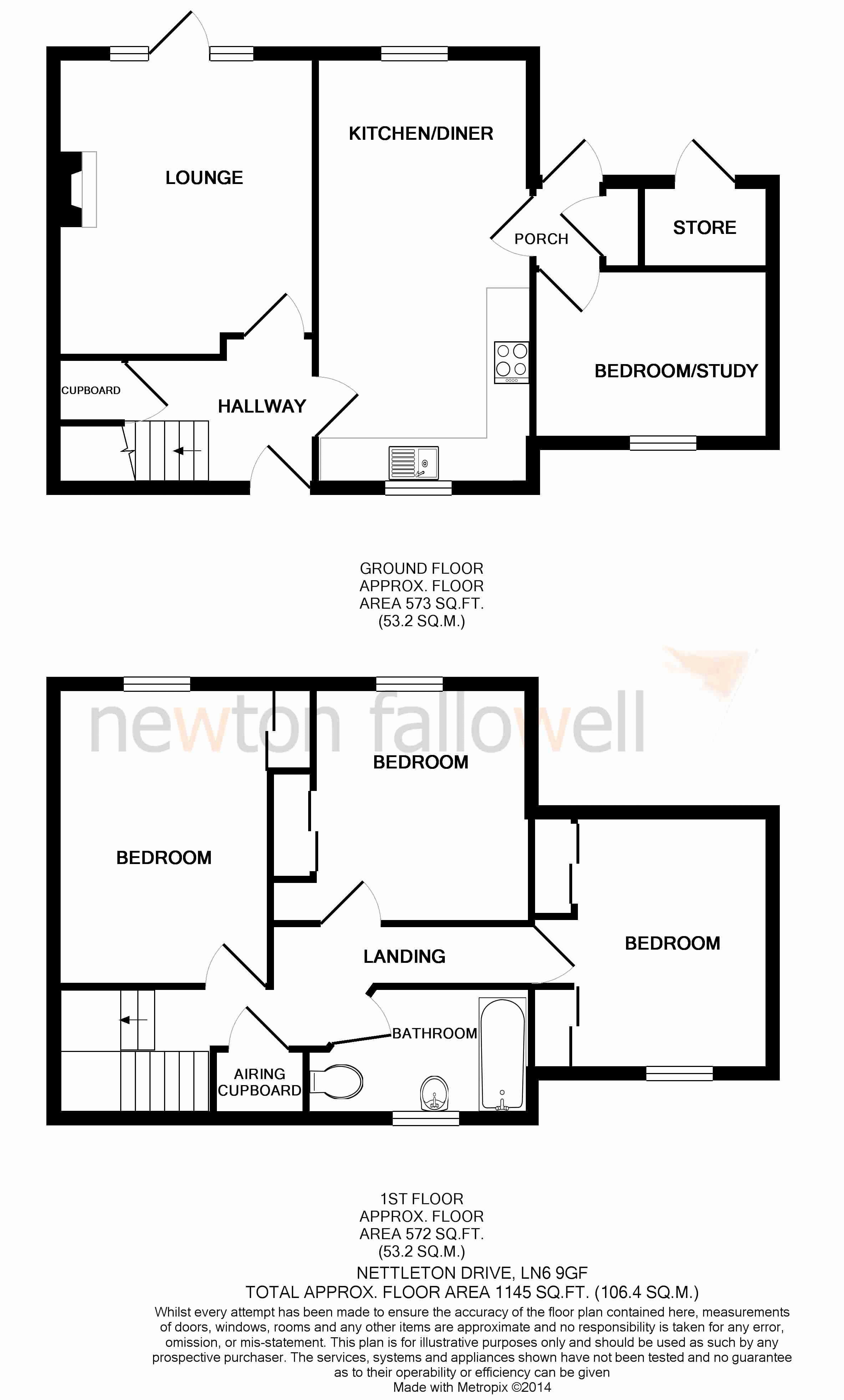 3 Bedrooms Semi-detached house to rent in Nettleton Drive, Witham St Hughs, Lincoln LN6