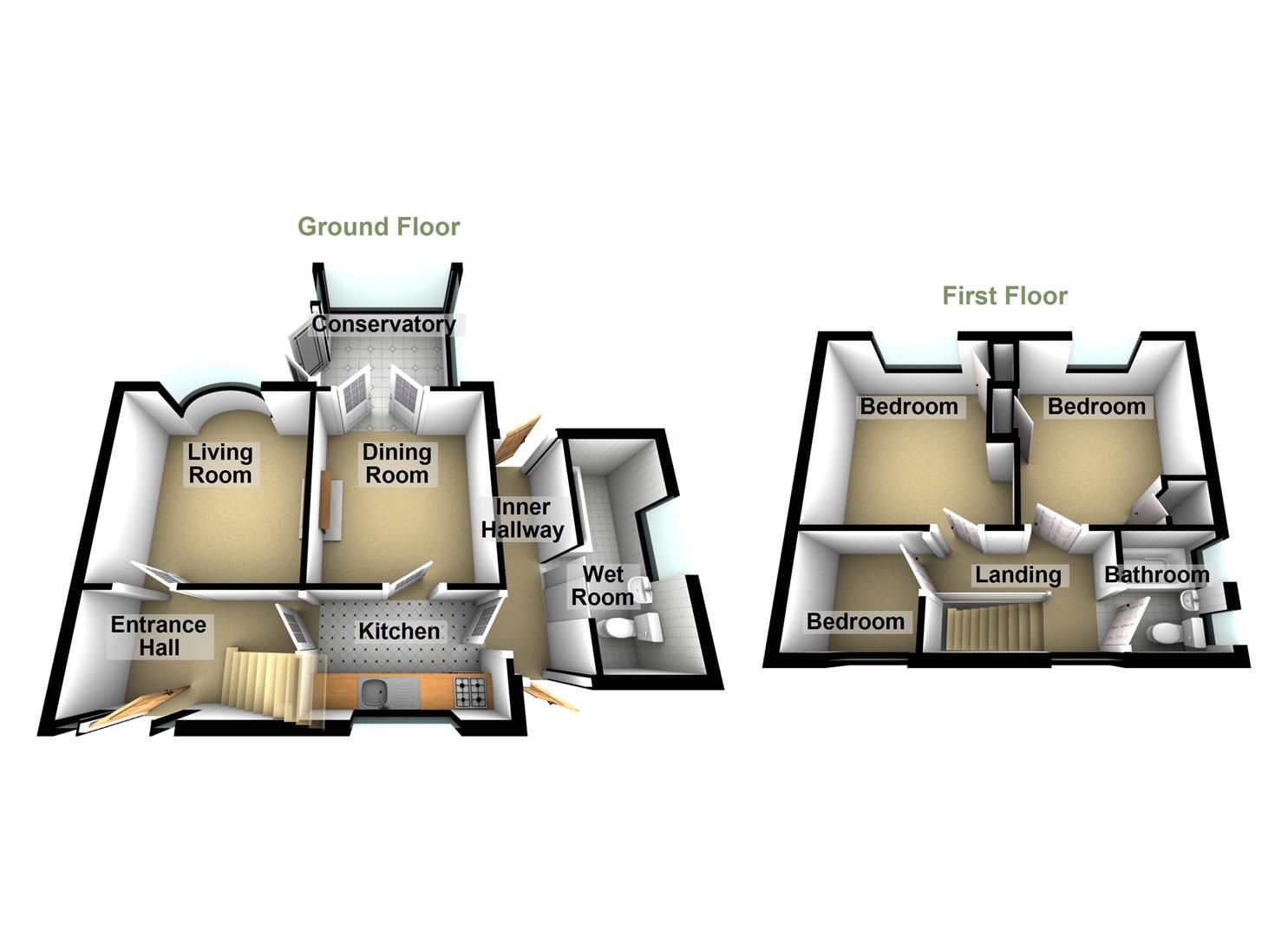 38, Linden Road, Brotton floorplan