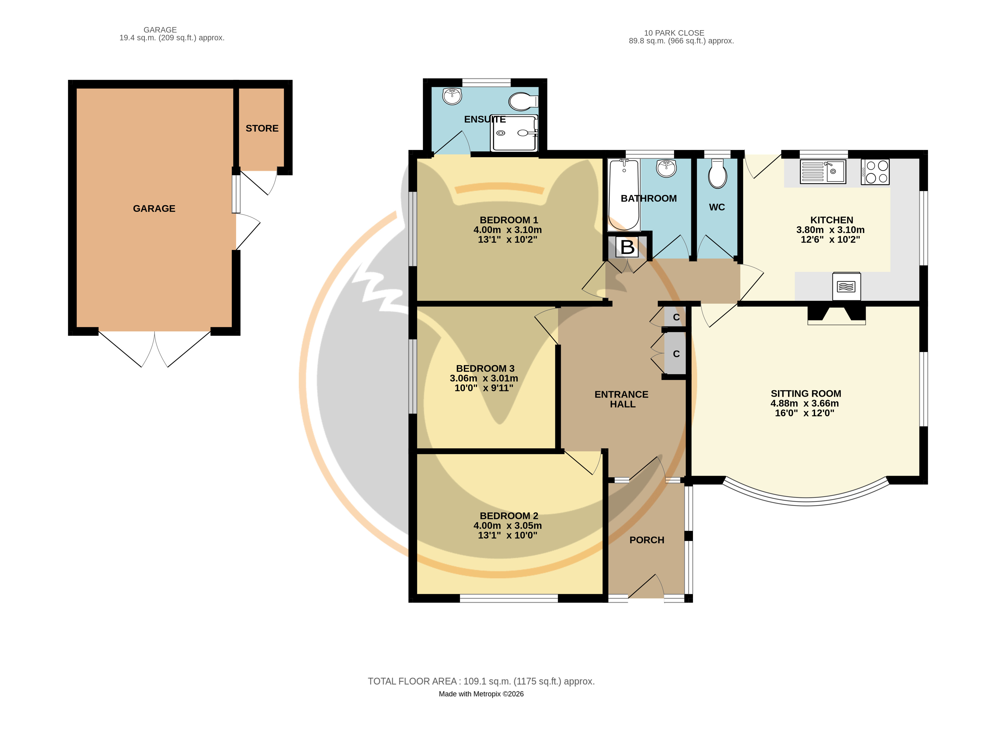10, Park Close, Lymington floorplan