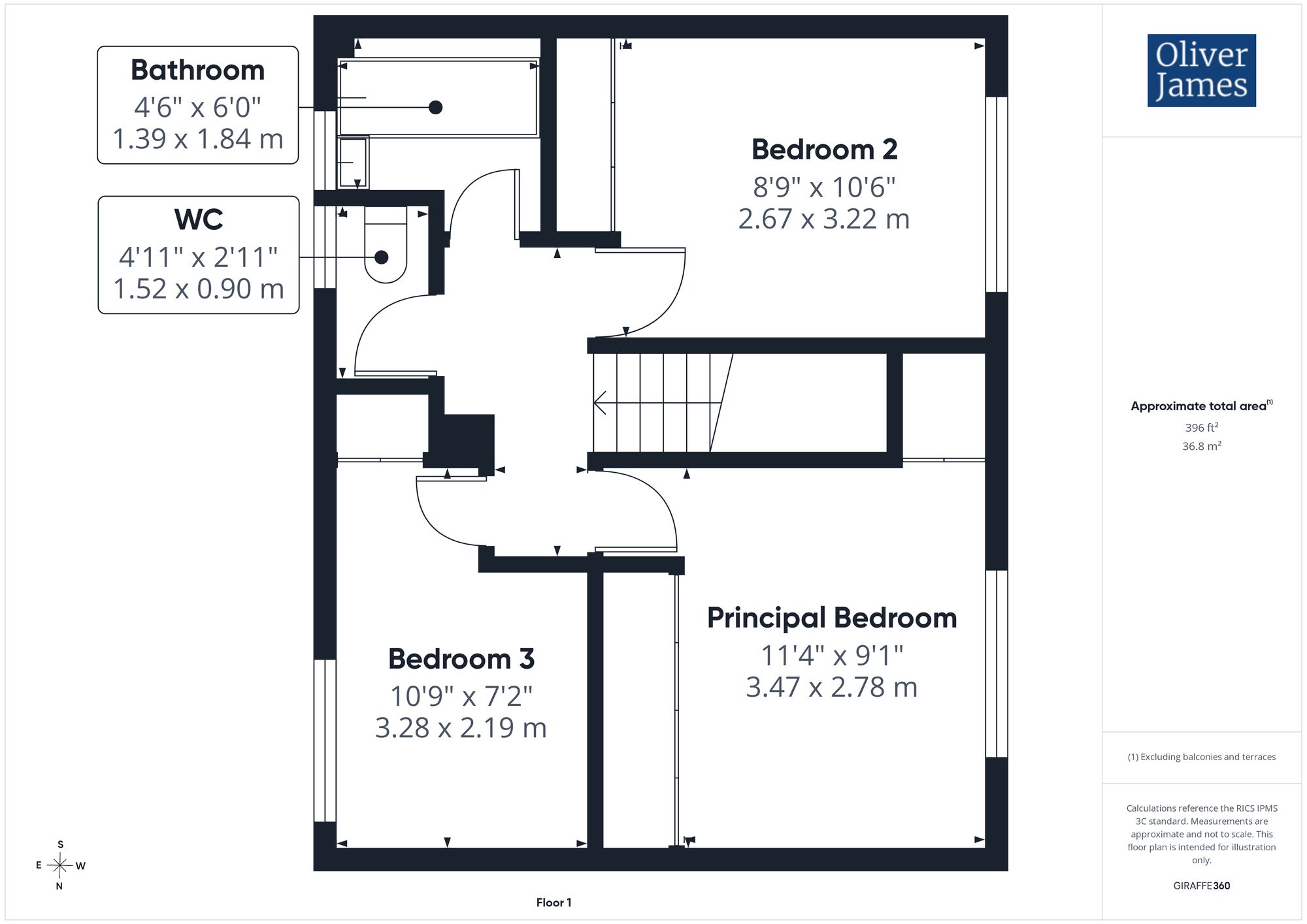 28 Kent Road, Huntingdon floorplan