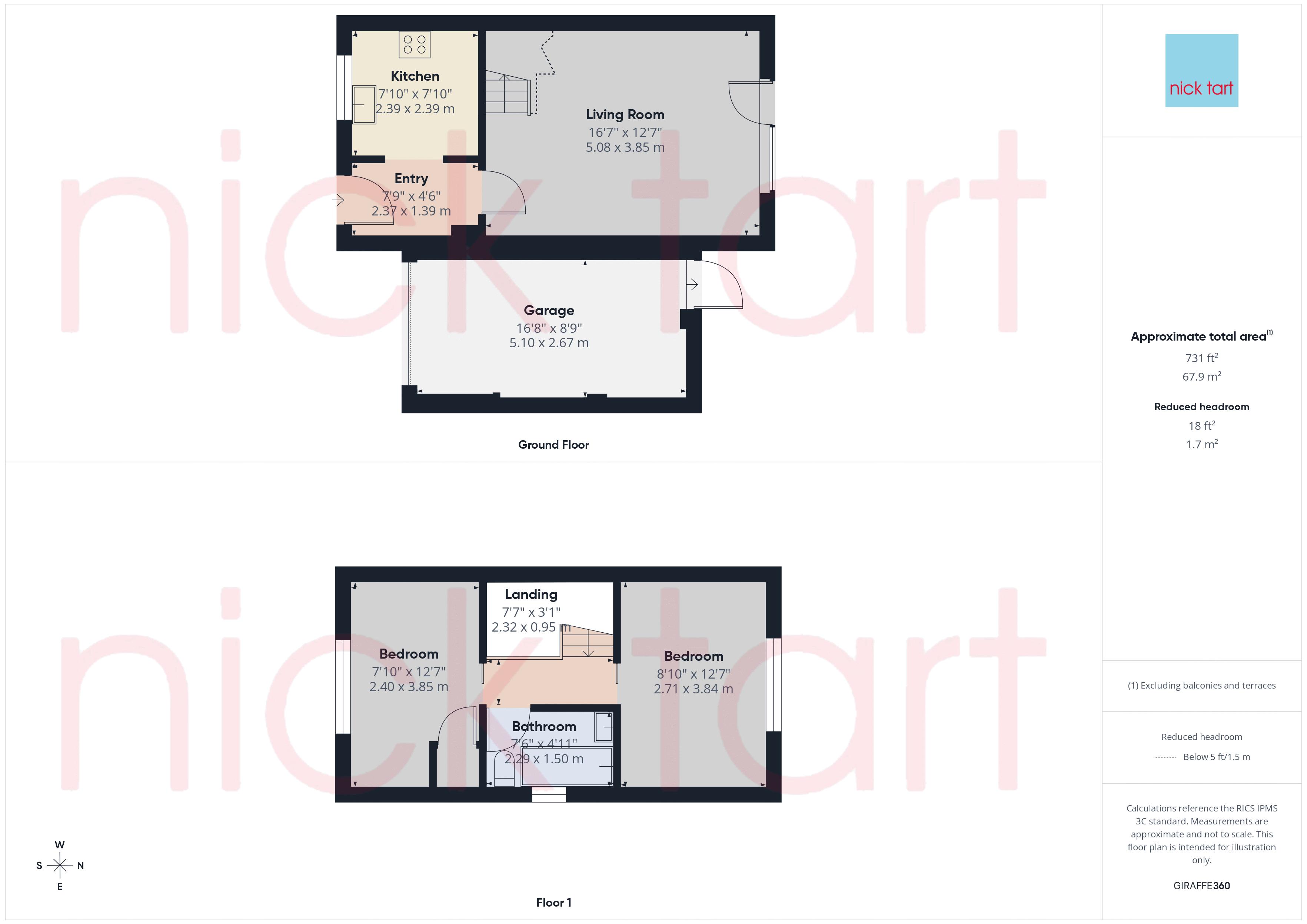 22, Birbeck Drive, Telford floorplan