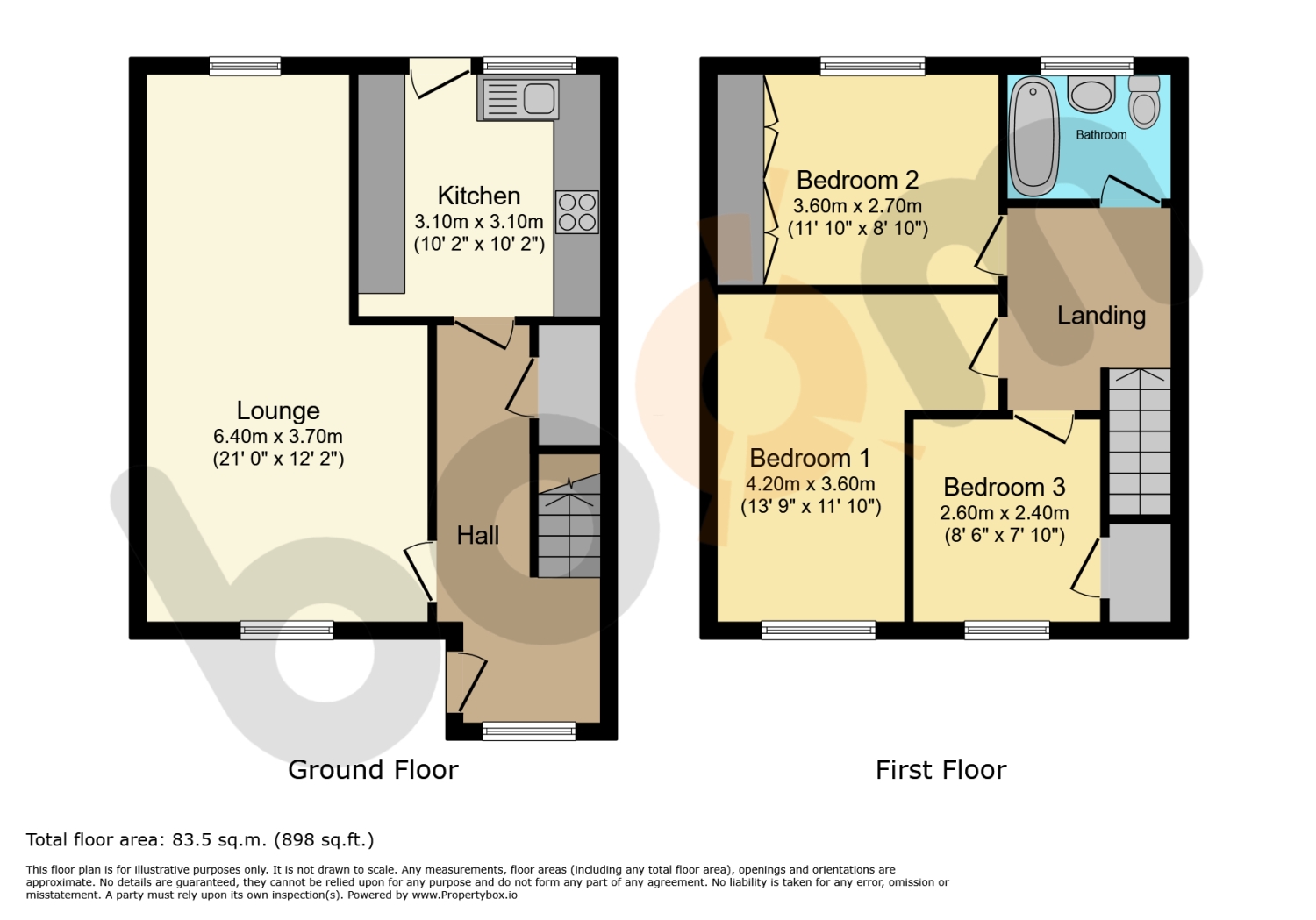 54, Ladeside Court, Kilbirnie floorplan