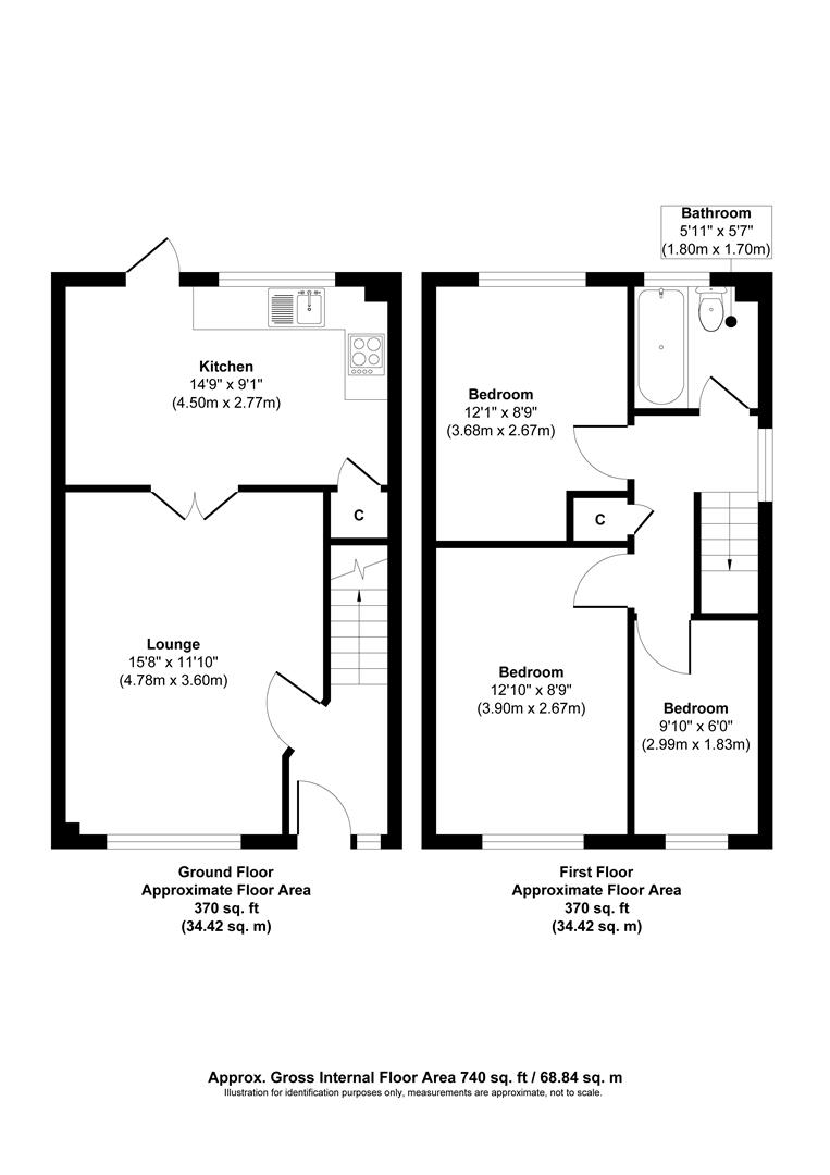 Neston Drive, Nottingham floorplan