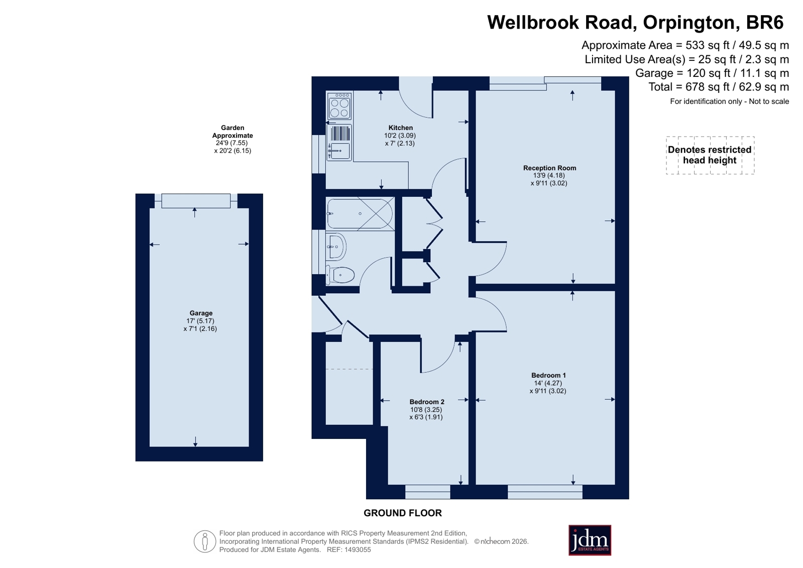 98, Wellbrook Road, Orpington floorplan