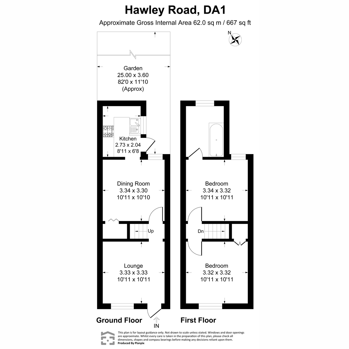 33, Hawley Road, Dartford floorplan