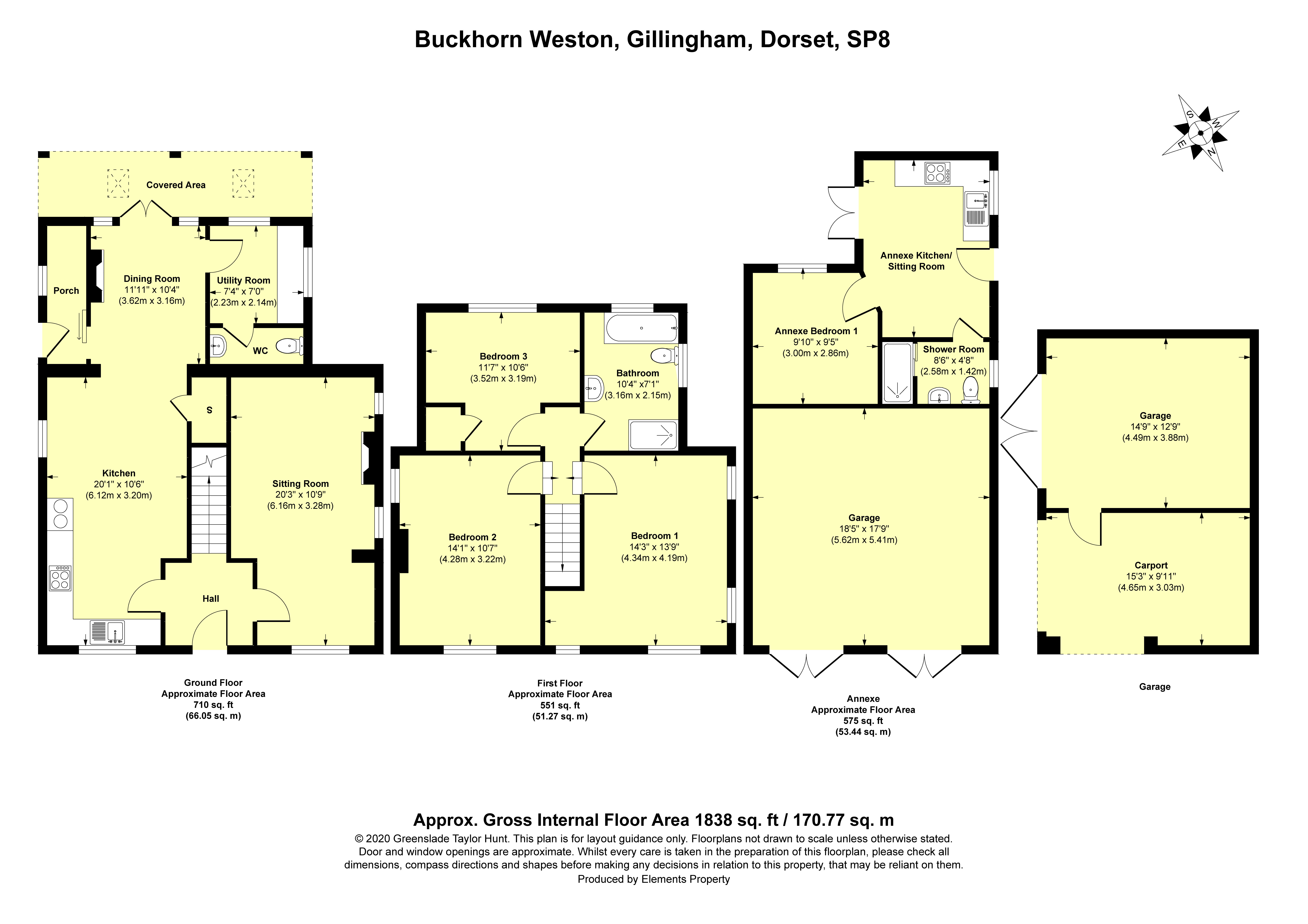 Bedes Meadow,, Buckhorn Weston, Dorset floorplan