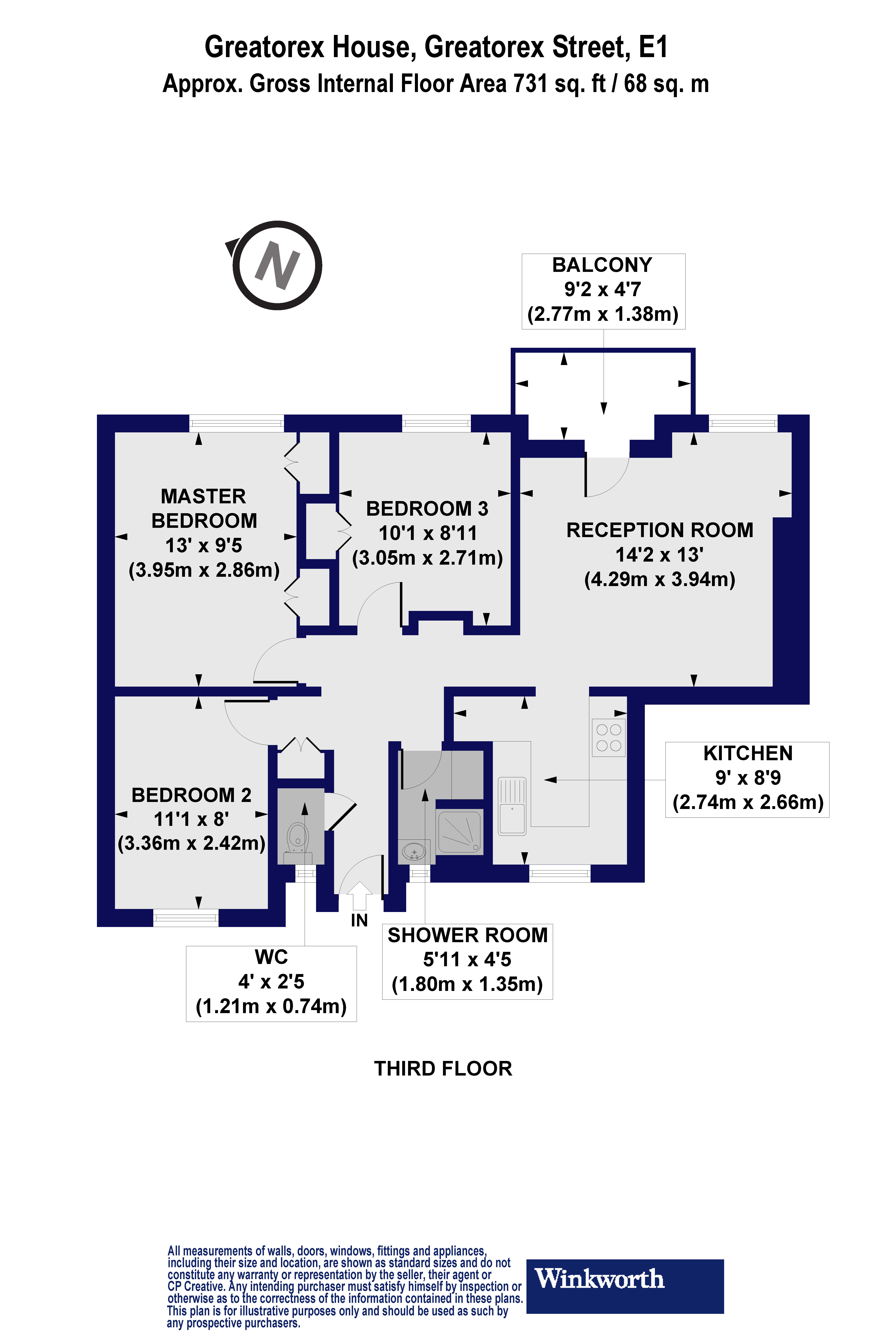 Greatorex Street, London floorplan
