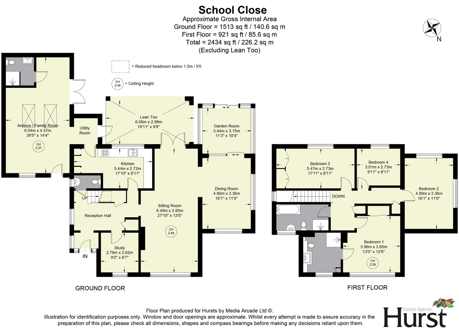 2a, School Close, High Wycombe floorplan