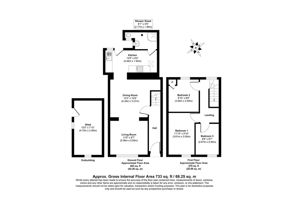 77, North Road, Ferndale floorplan