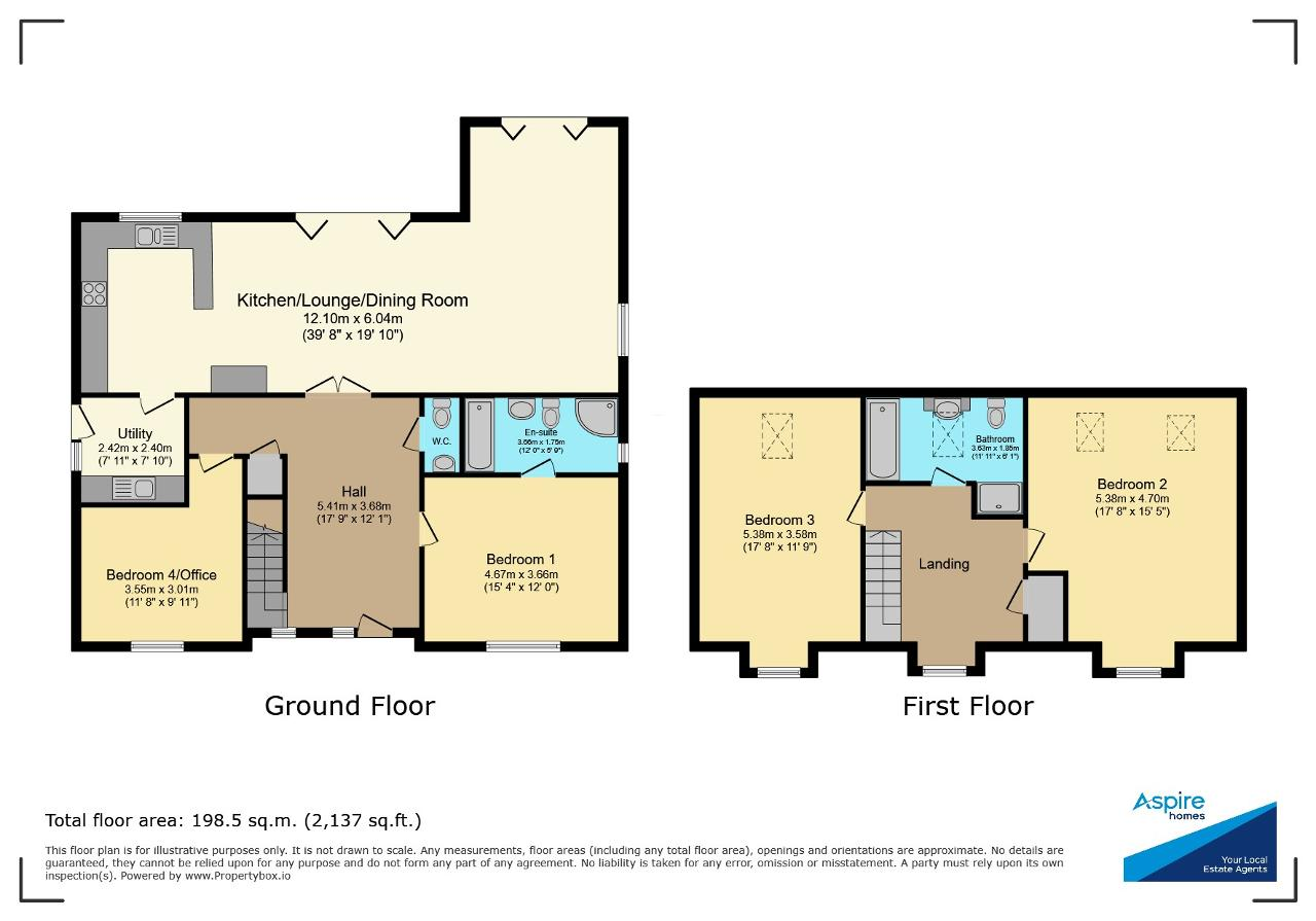 25, Cavell Way, Holbeach floorplan