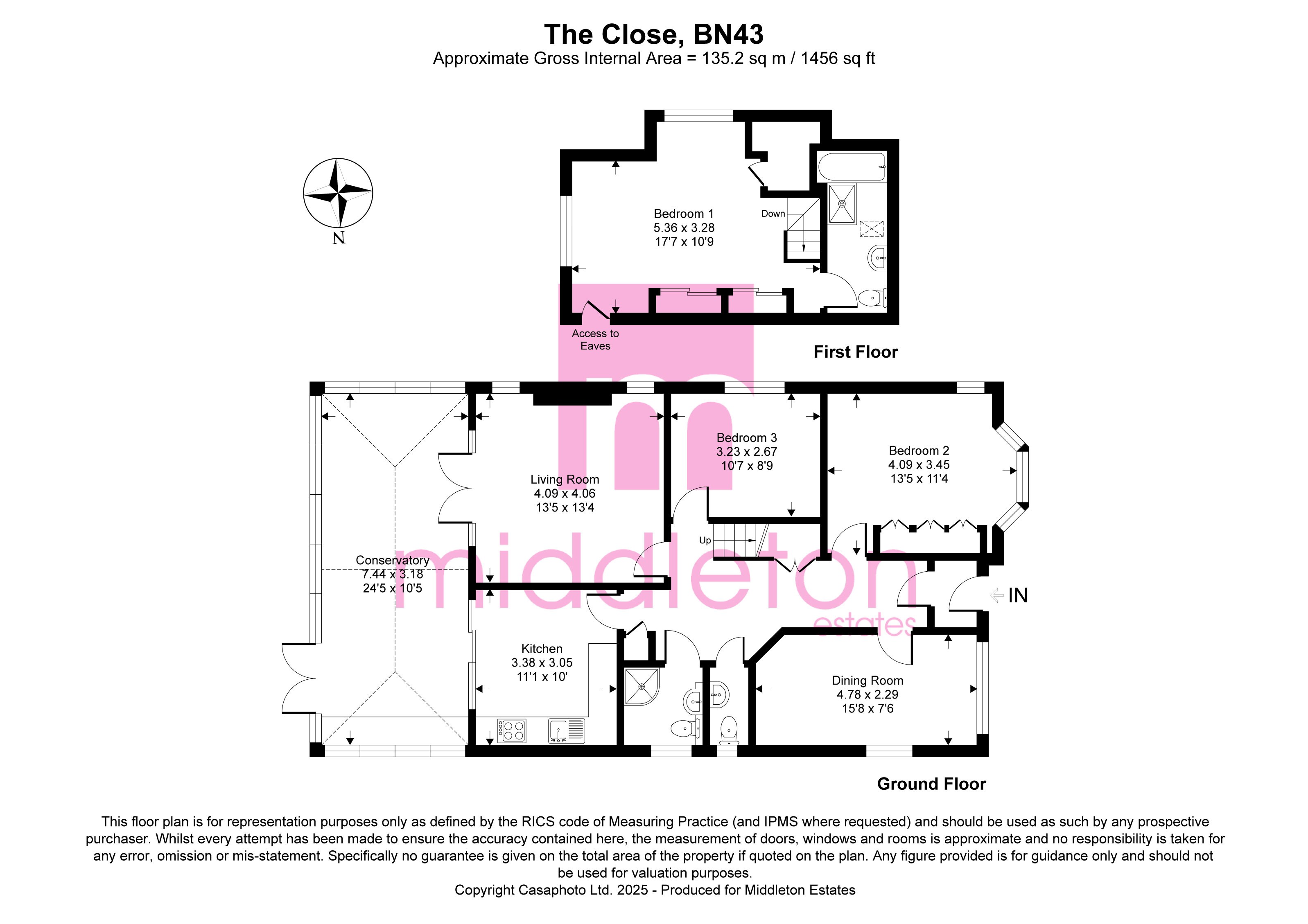 4a, The Close, West Sussex floorplan