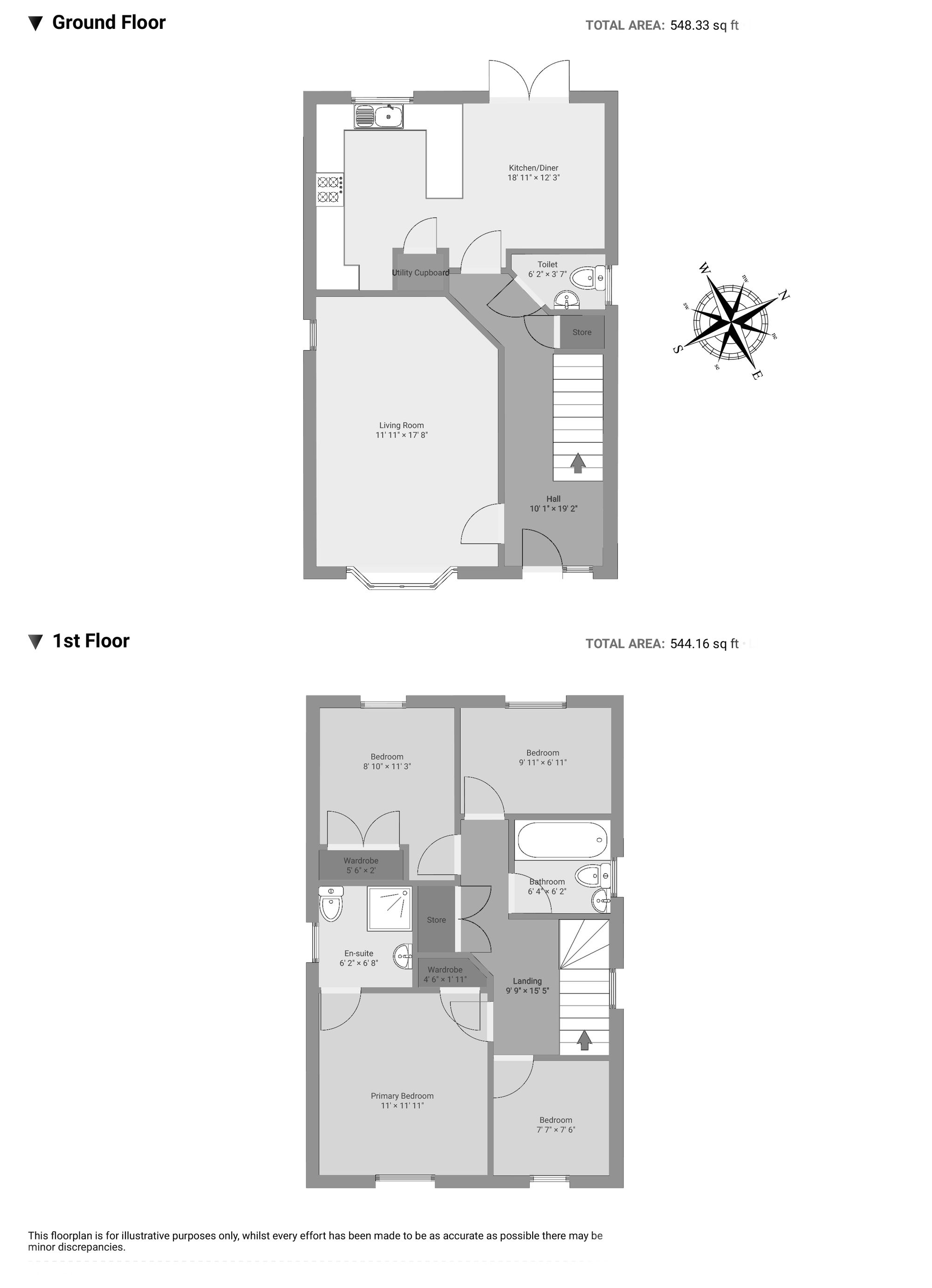 102 Highfields, Porth floorplan