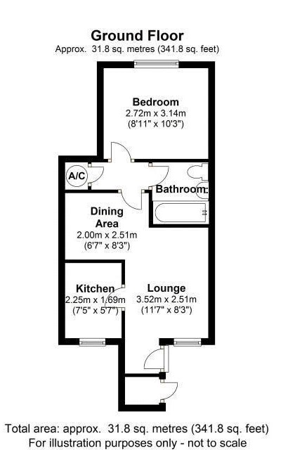 1 Bedrooms Flat to rent in Colwell Gardens, Haywards Heath RH16