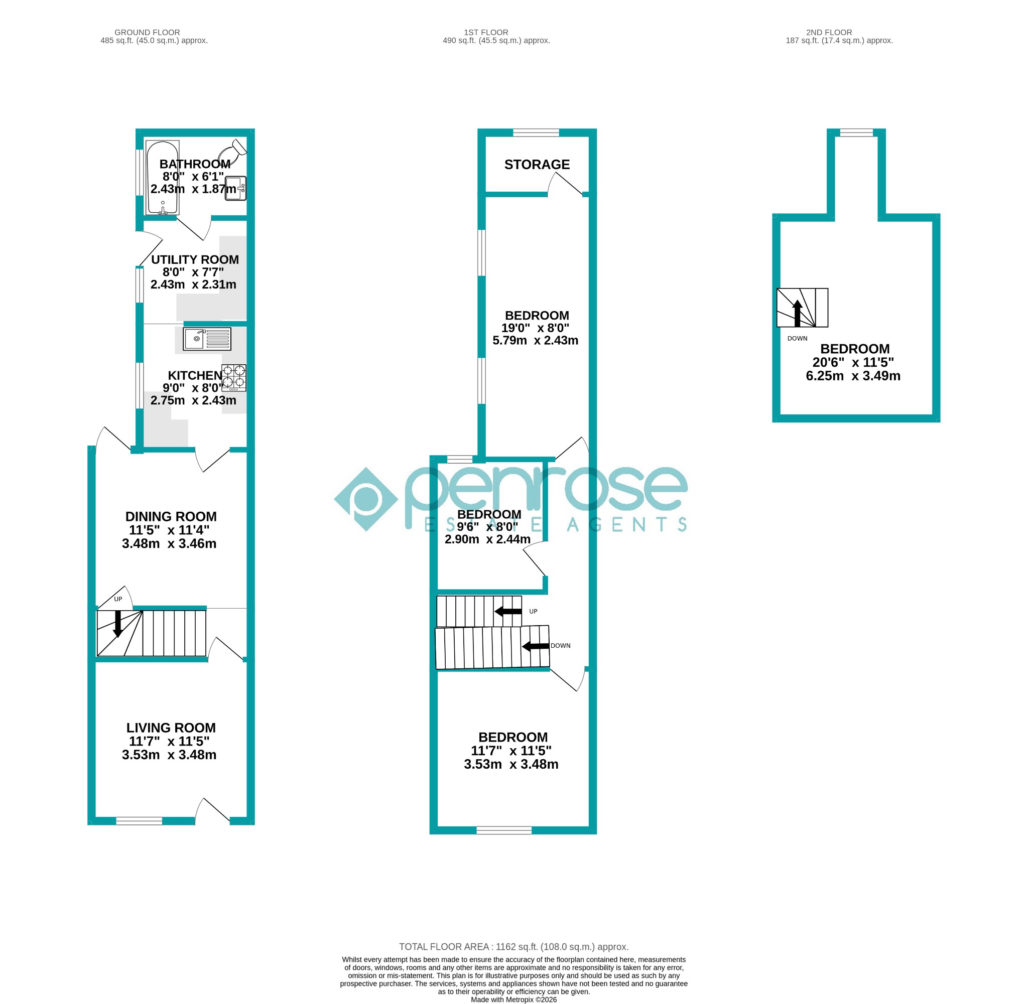 Luton, Bedfordshire floorplan