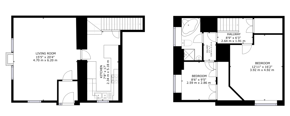 3, St. Bedes Place, Morpeth floorplan