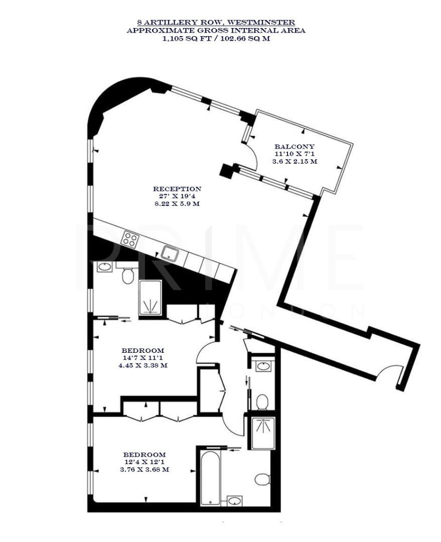 8 Artillery Row, Victoria floorplan