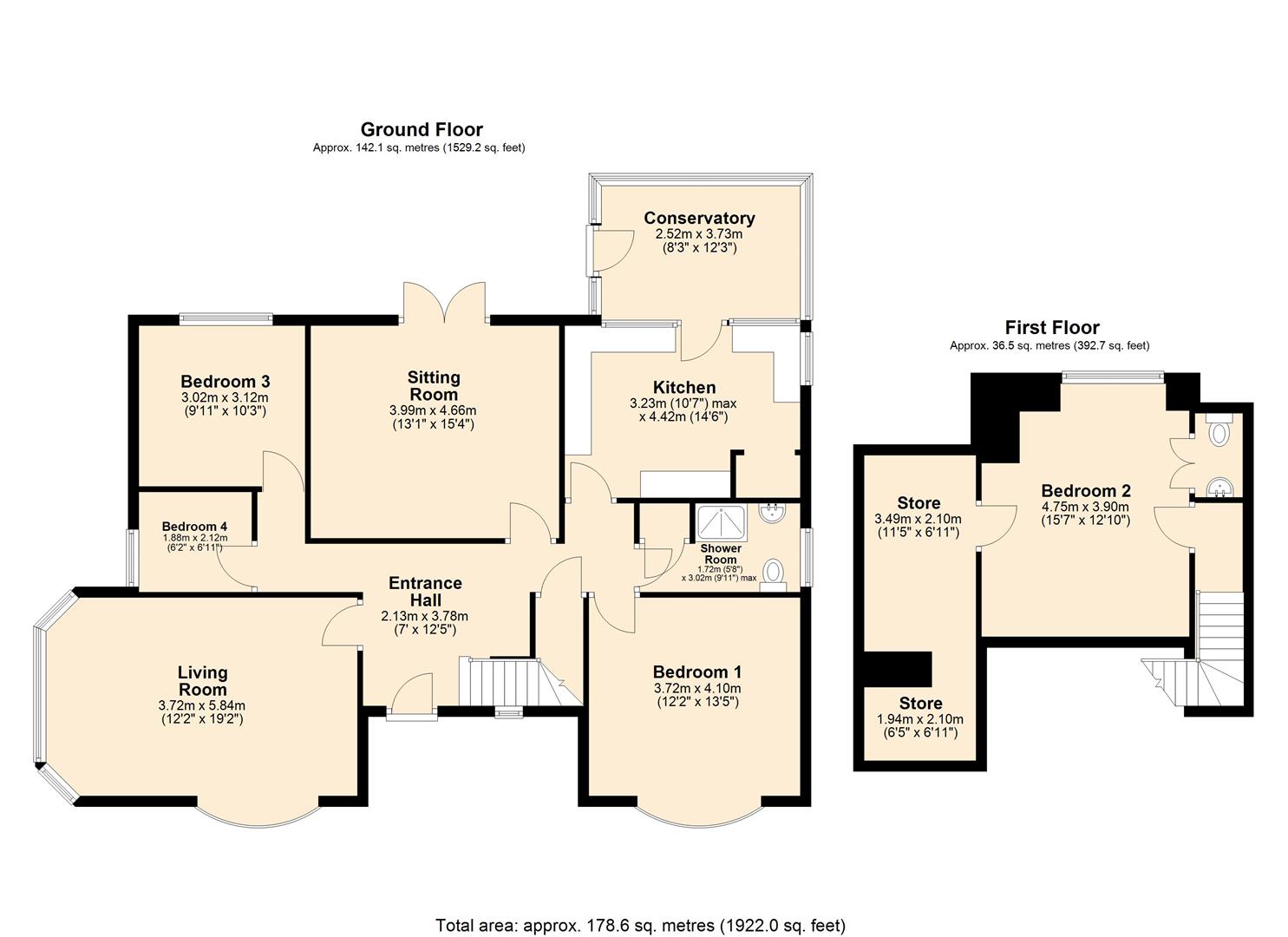 300, Brimington Road, Chesterfield floorplan