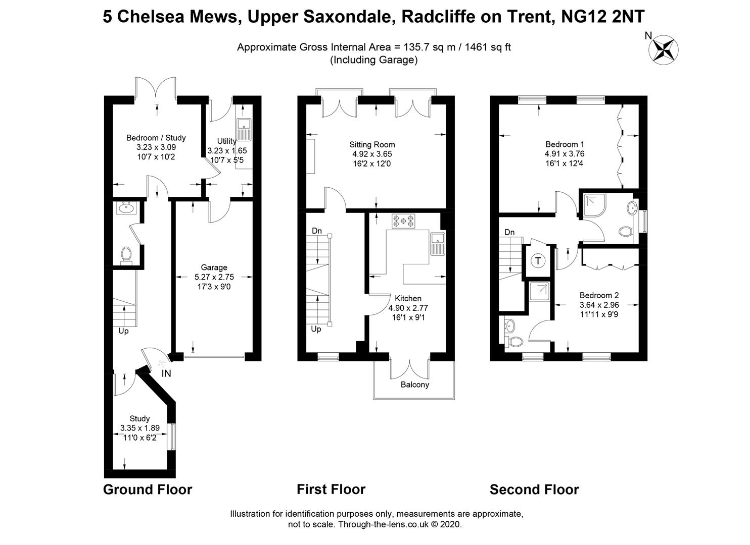 5, Chelsea Mews, Nottinghamshire floorplan