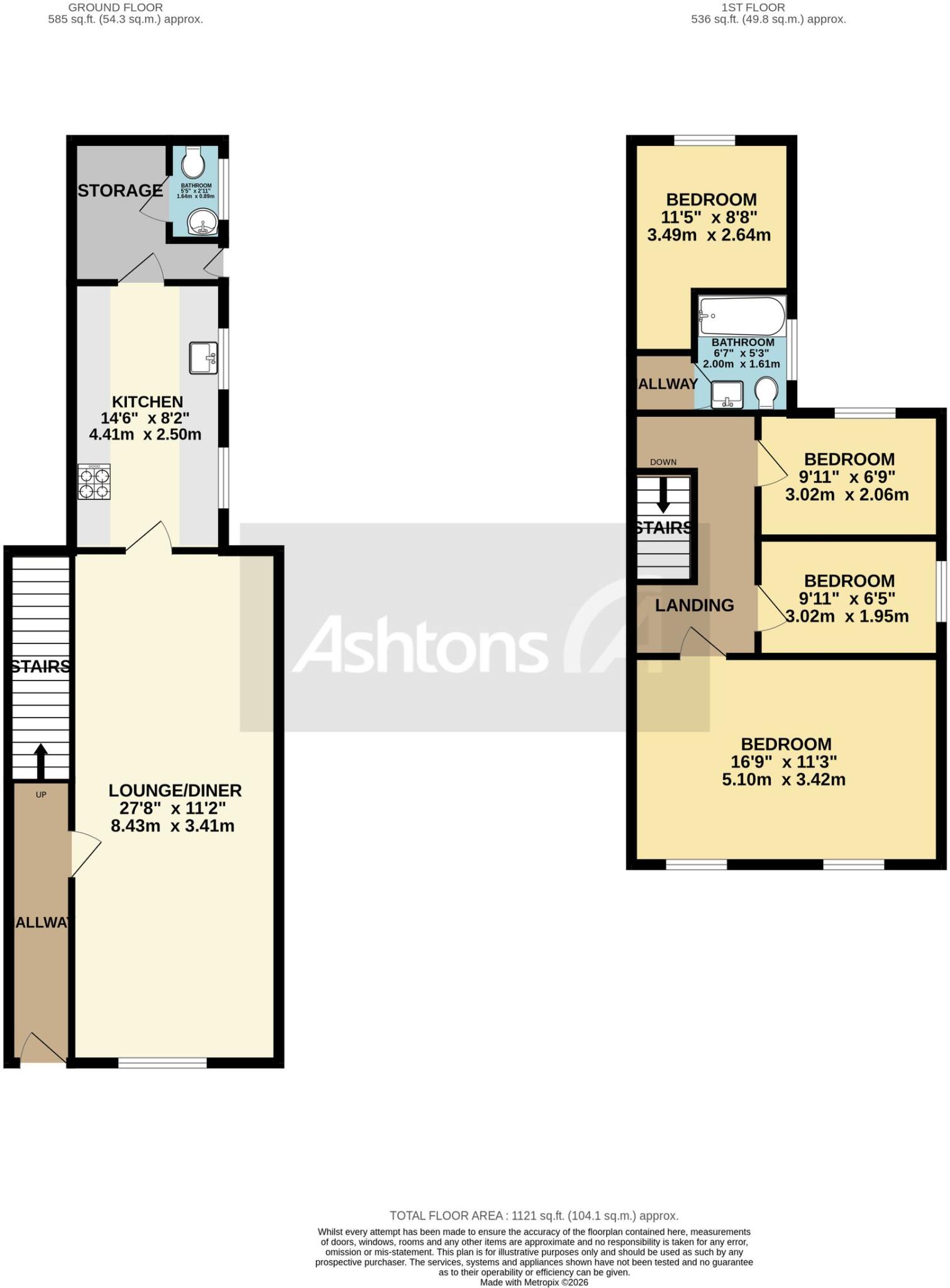 262, Nel Pan Lane, Leigh floorplan