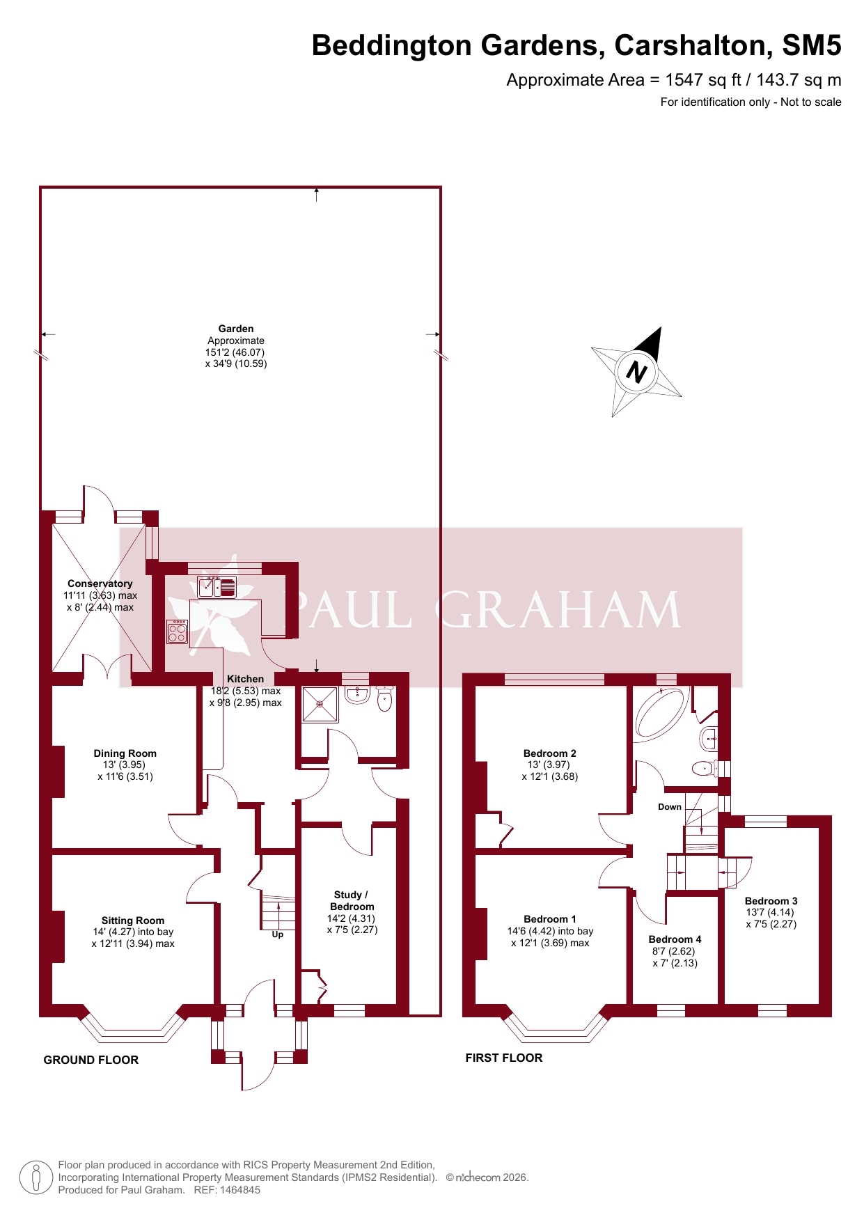 91, Beddington Gardens, Carshalton floorplan
