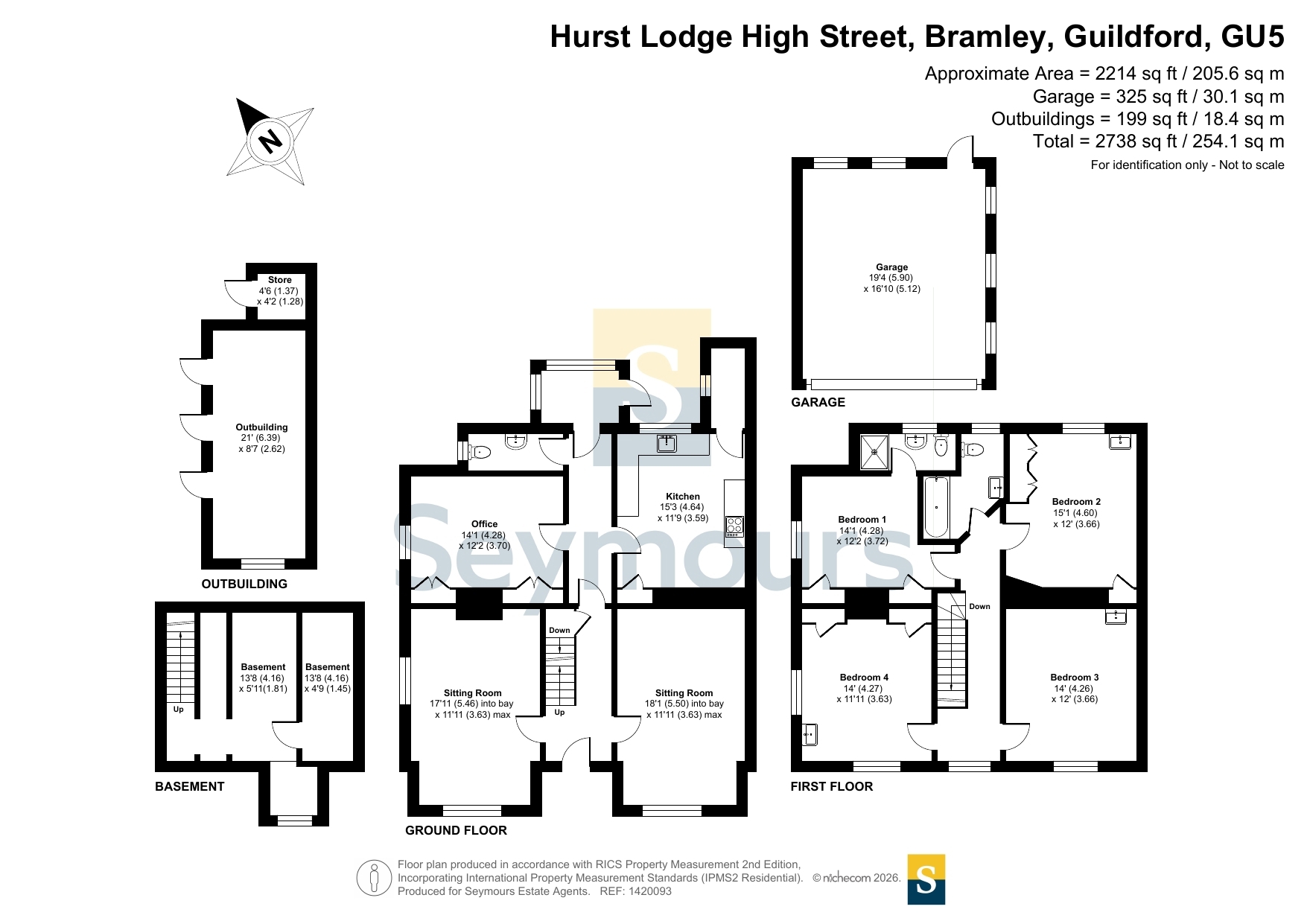 Hurst Lodge,, High Street, Guildford floorplan
