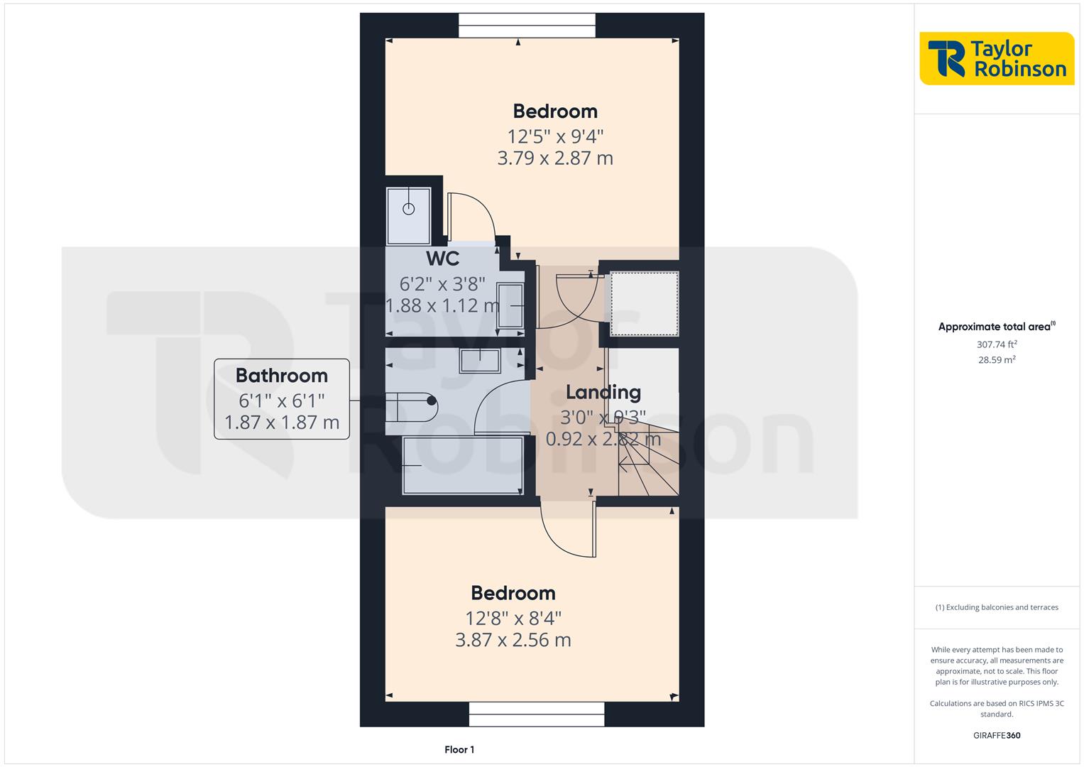 21, Beechside, Crawley floorplan