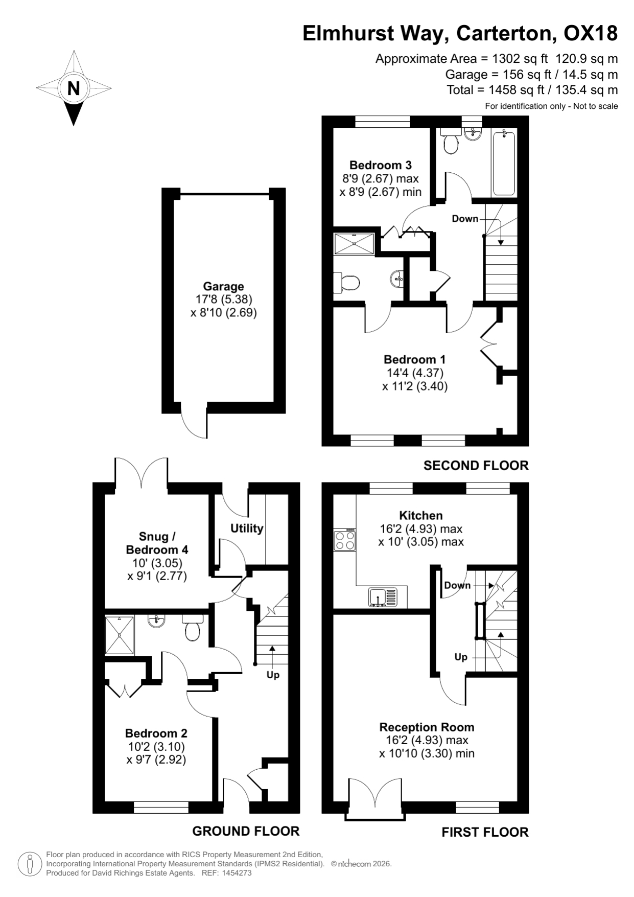 73, Elmhurst Way, Carterton floorplan