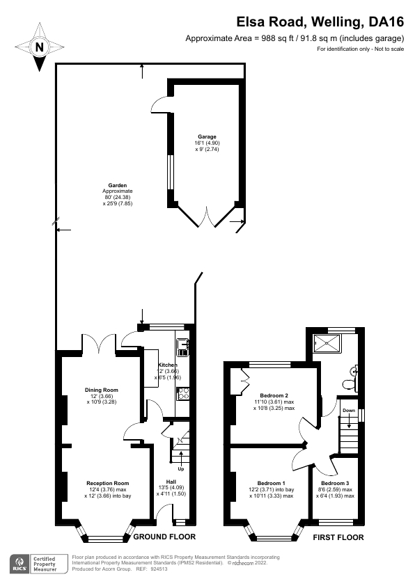 Elsa Road, Welling DA16, 3 bedroom semidetached house for sale
