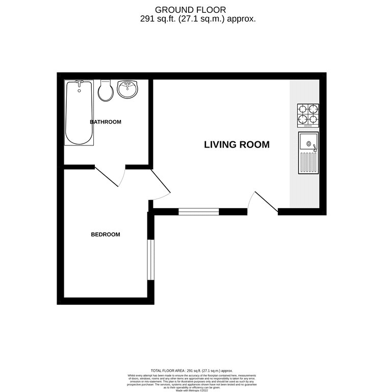 Canada Grove, Bognor Regis, West Sussex PO21, 1 bedroom flat for sale