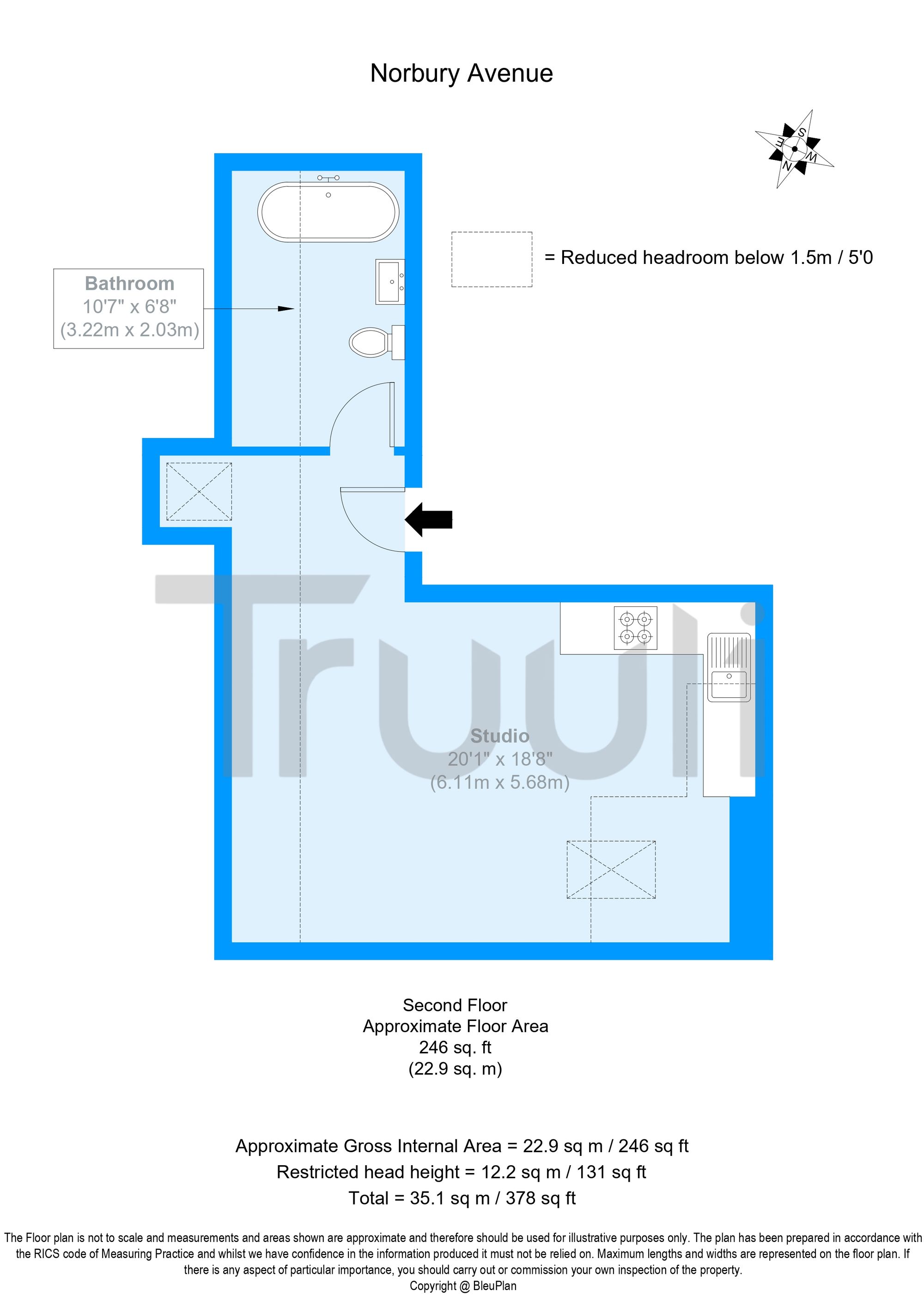 Flat 7, 5 Norbury Avenue, Thornton Heath floorplan