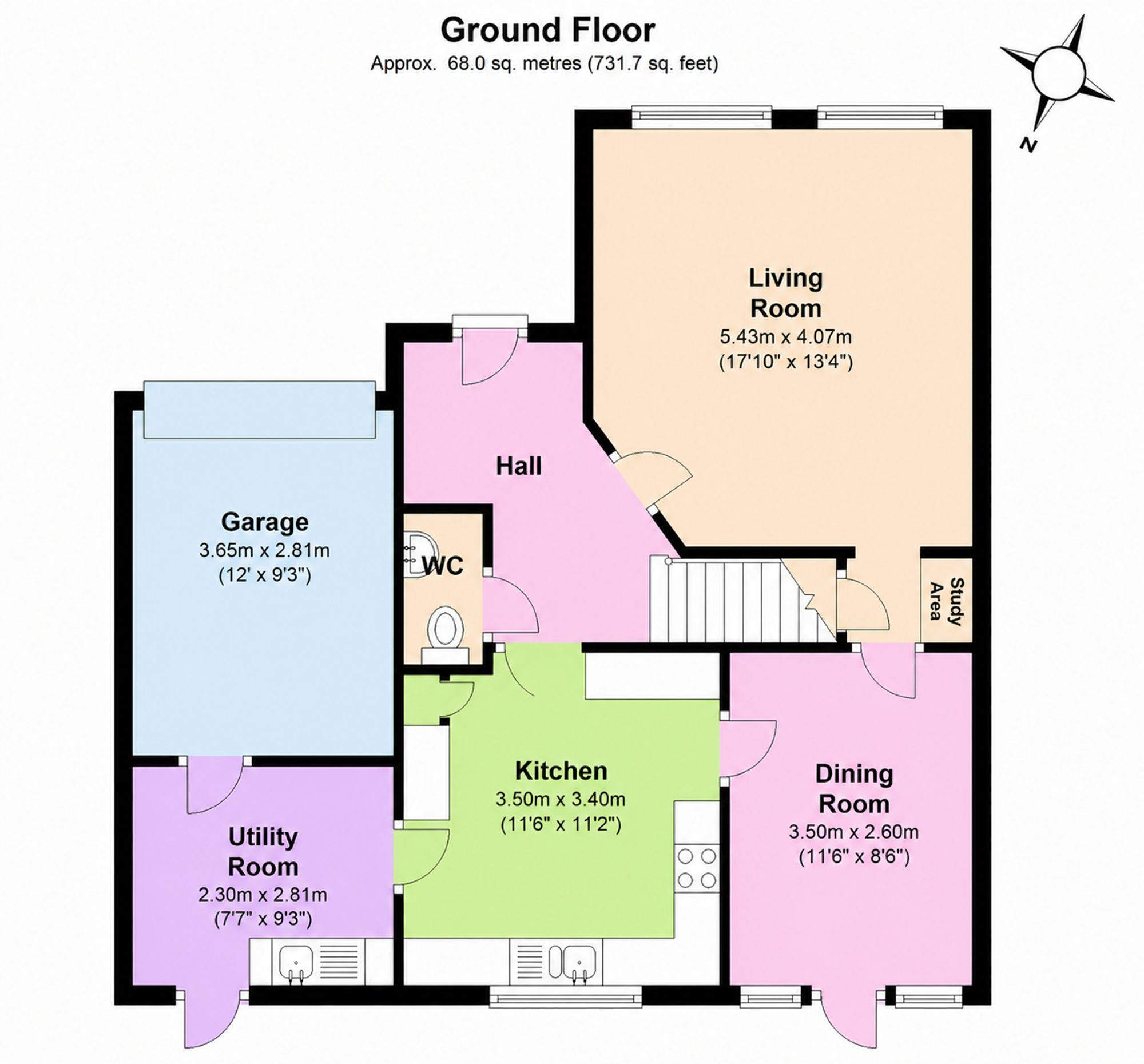 4 Cornwallis Close, Caterham floorplan