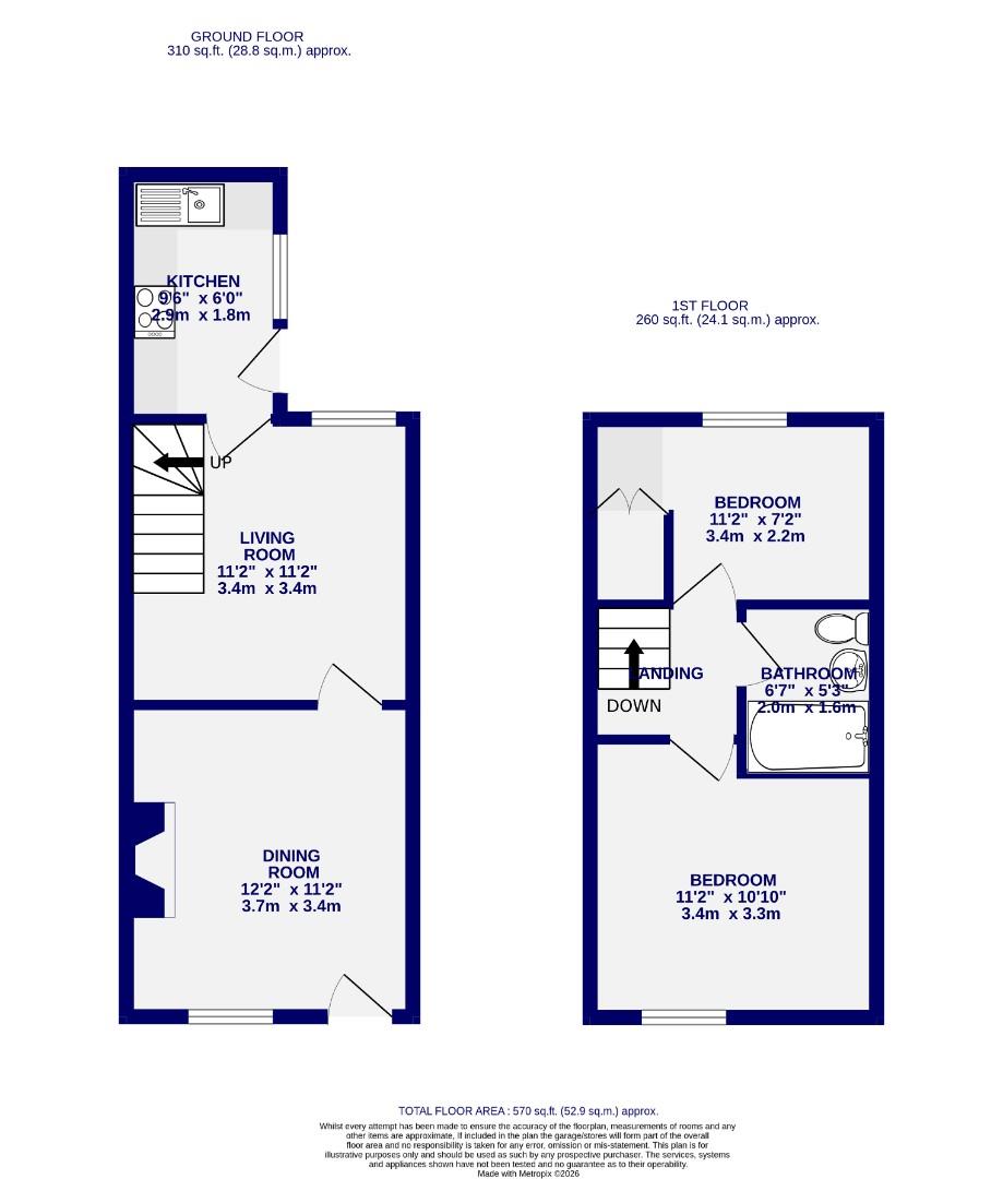 31, Ashville Street, York floorplan