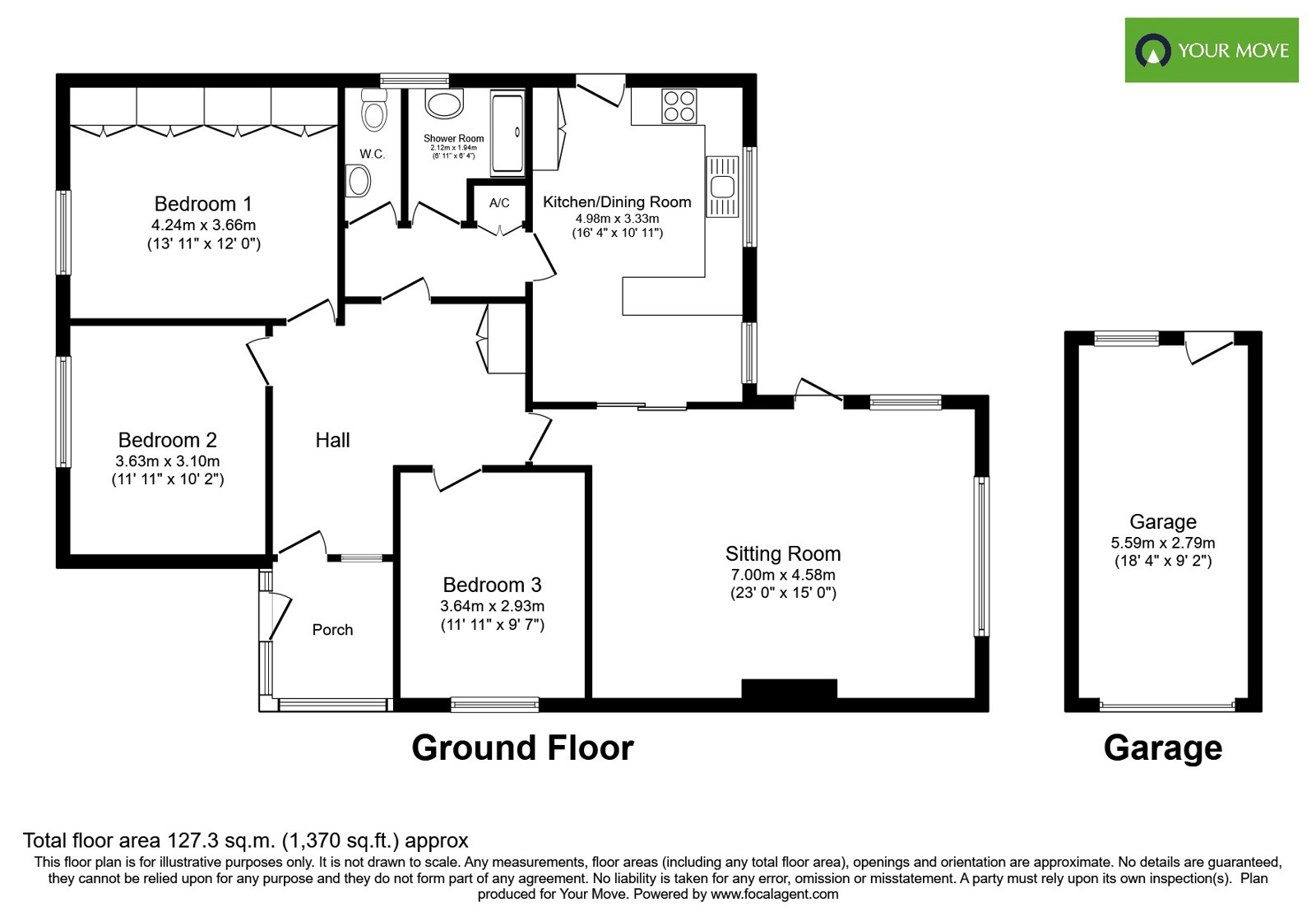 431, Chichester Road, West Sussex floorplan