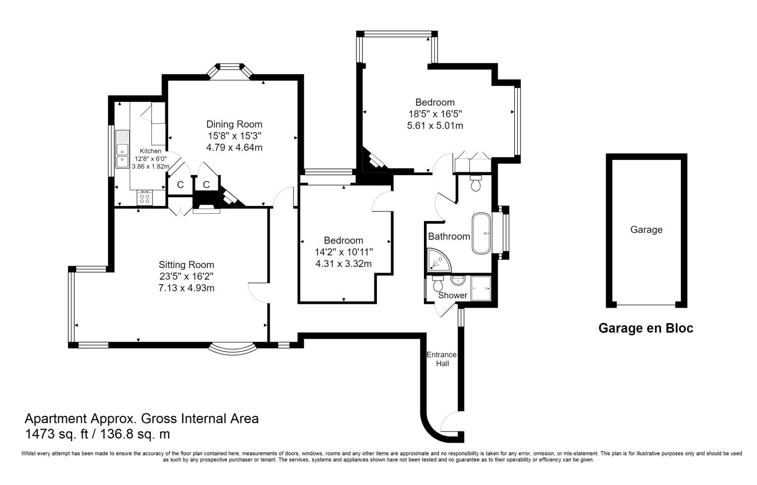 Trulls Hatch, Argos Hill, Crowborough, East Sussex TN6, 2 bedroom flat