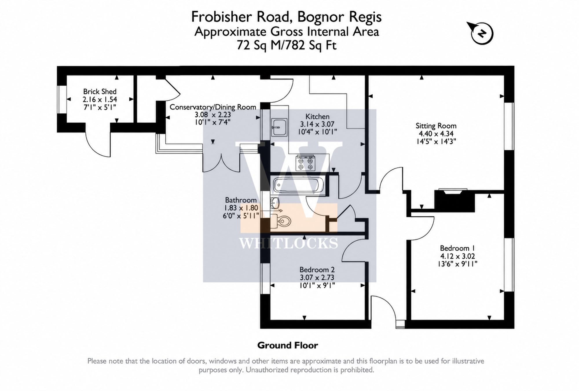 8 Frobisher Road, Bognor Regis floorplan