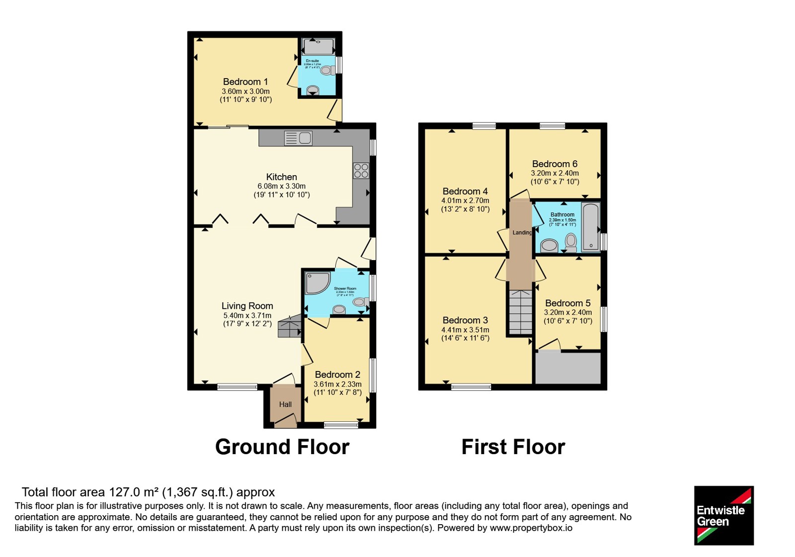 1, Hillside View, Nelson floorplan