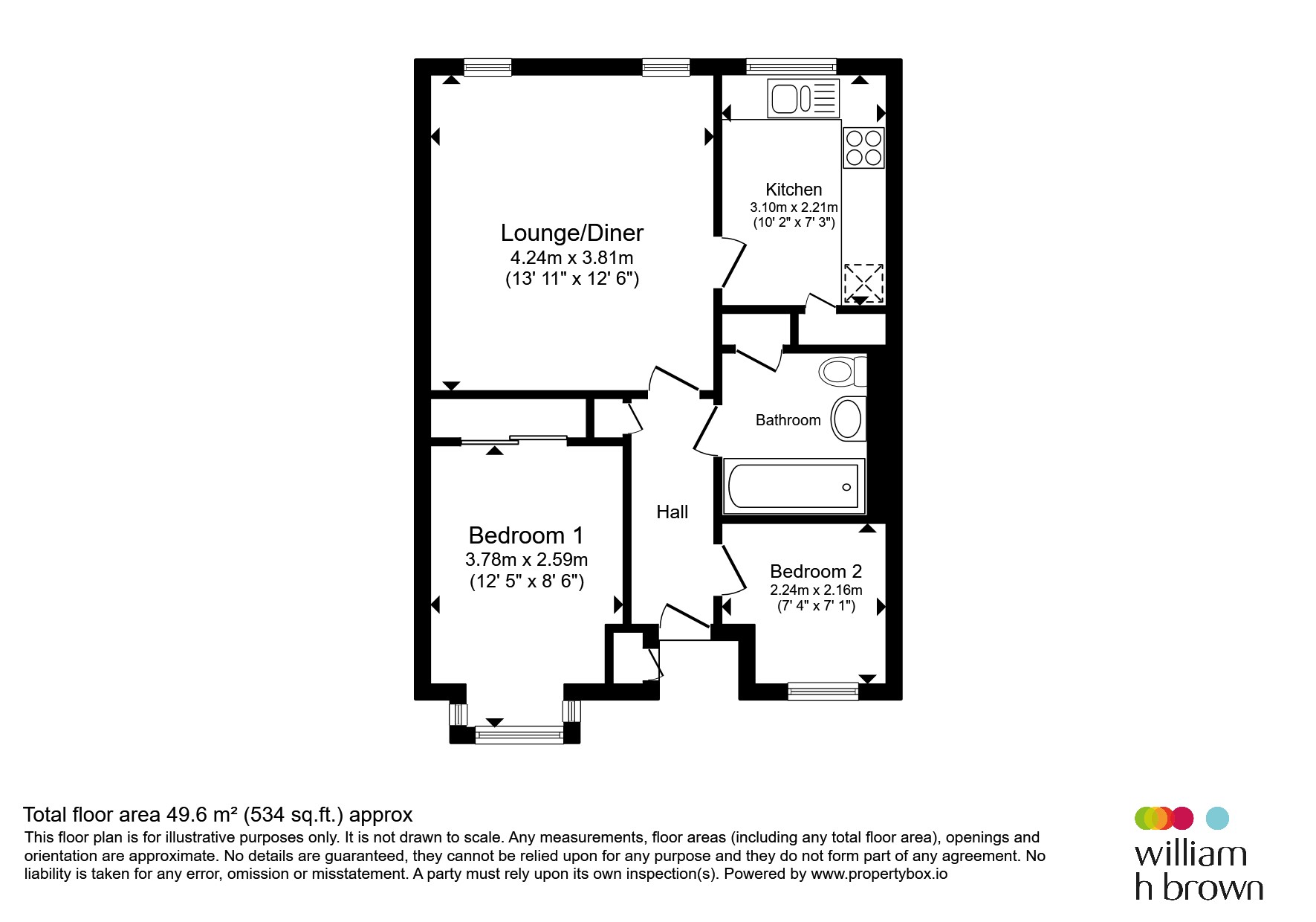 11, Honeywell Close, Leicester floorplan