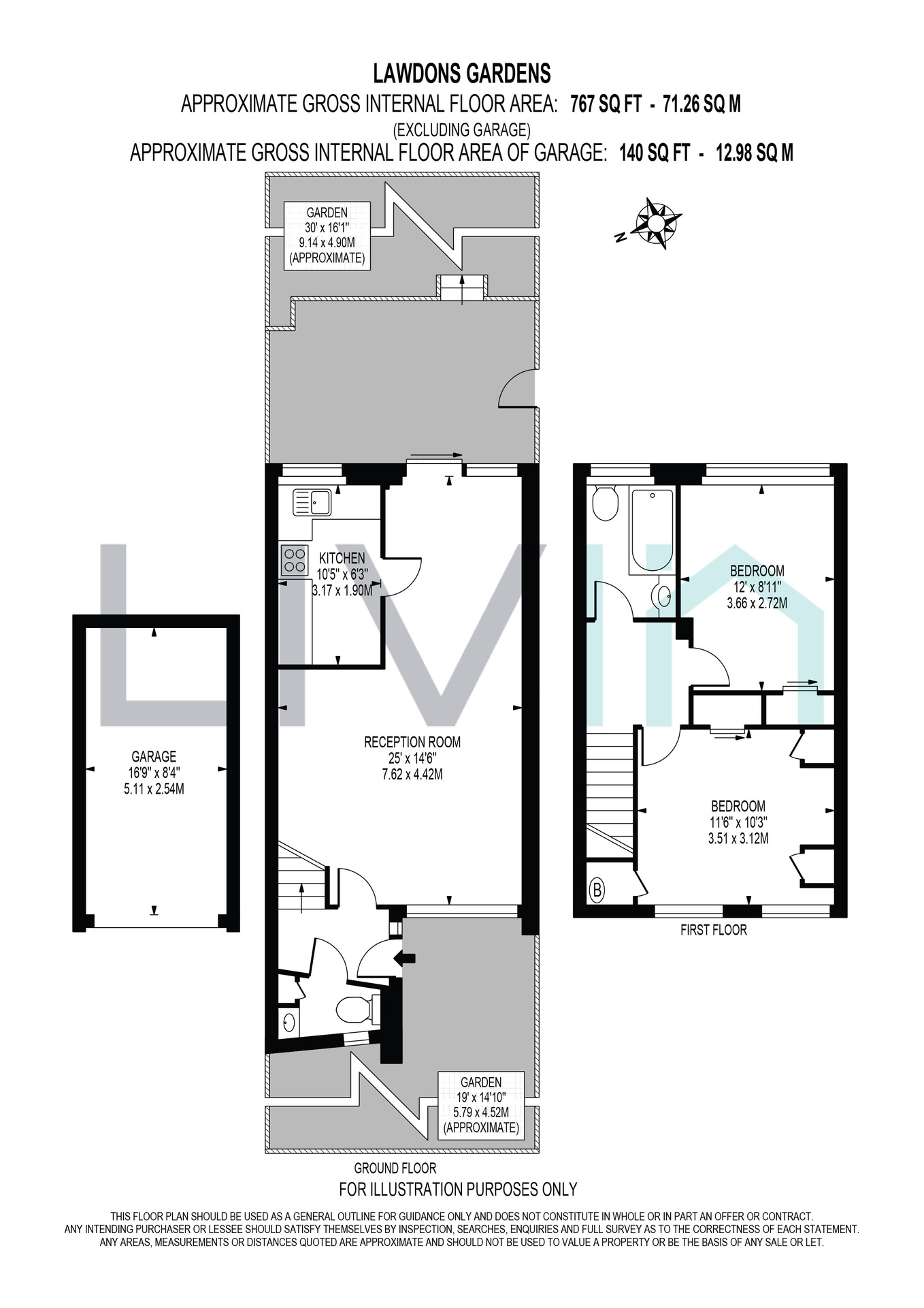 5 Lawdons Gardens, Croydon floorplan