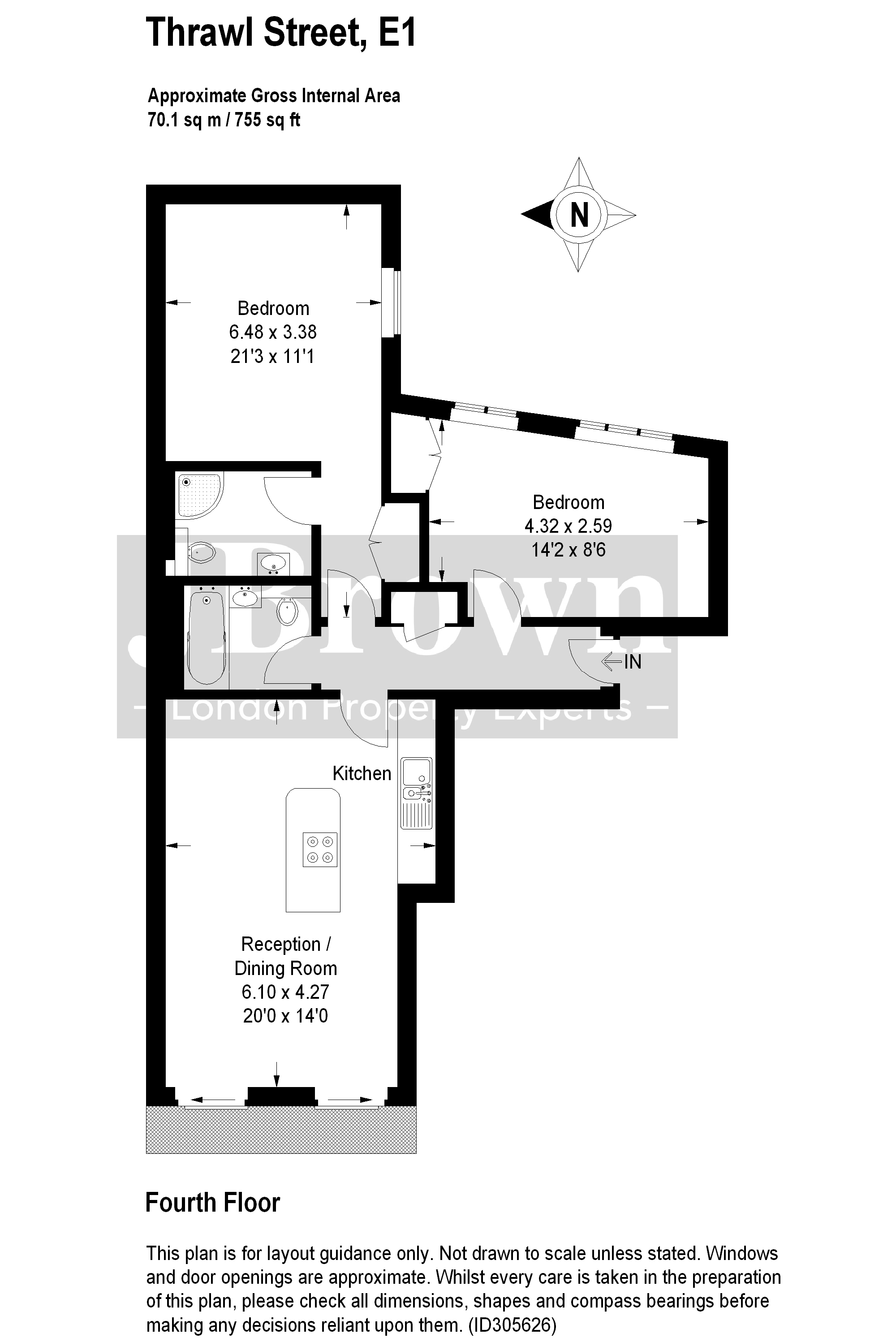 2 Bedrooms Flat to rent in Thrawl Street, London E1