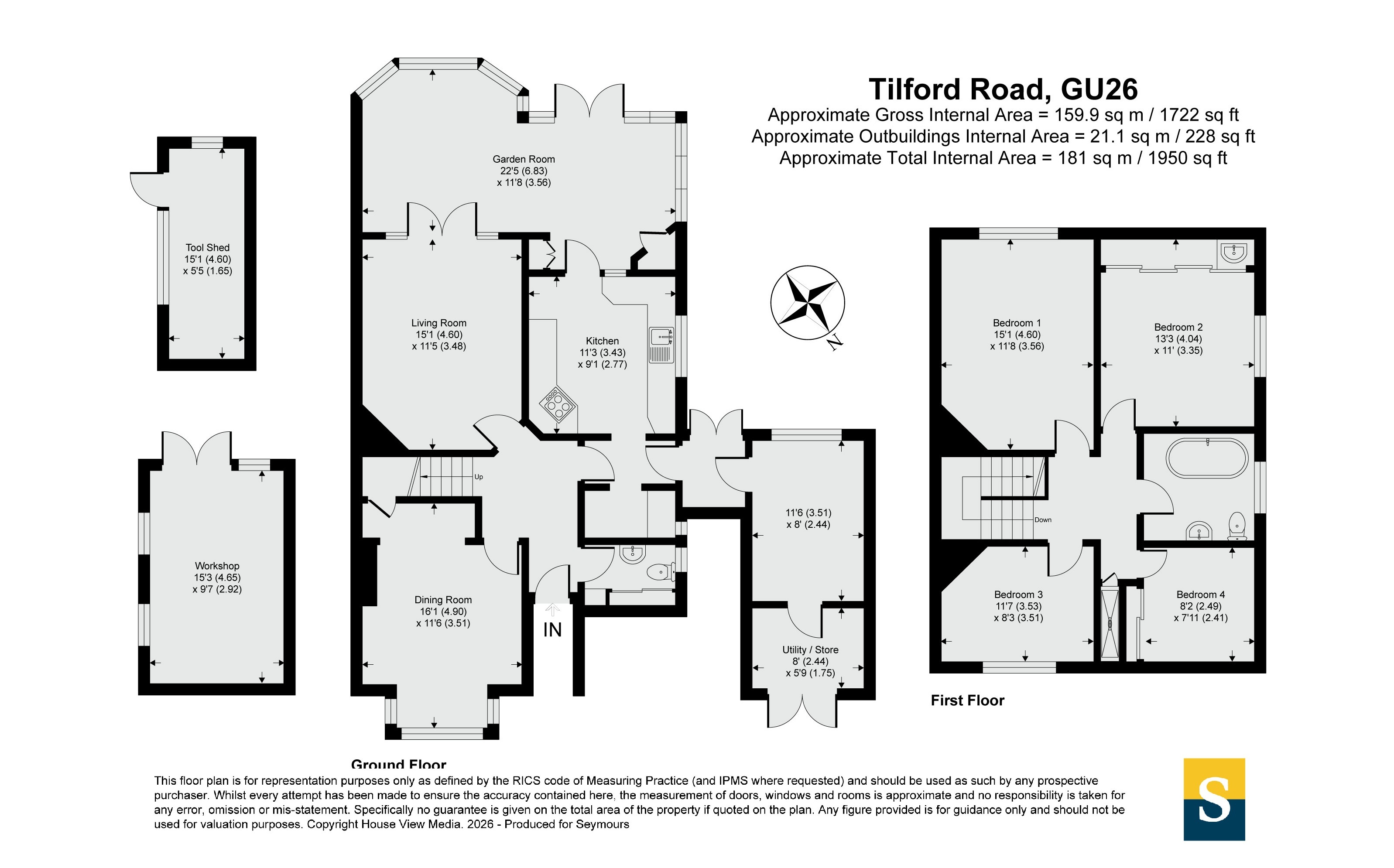 Tumblers,, Tilford Road, Surrey floorplan