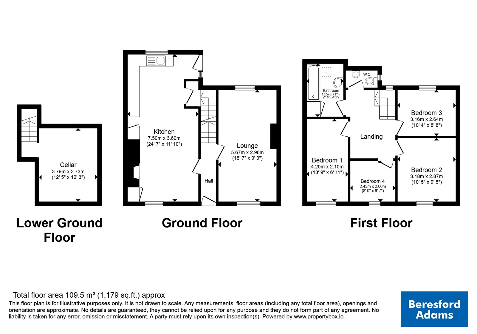 2, Bwlch Goleu, Gwynedd floorplan