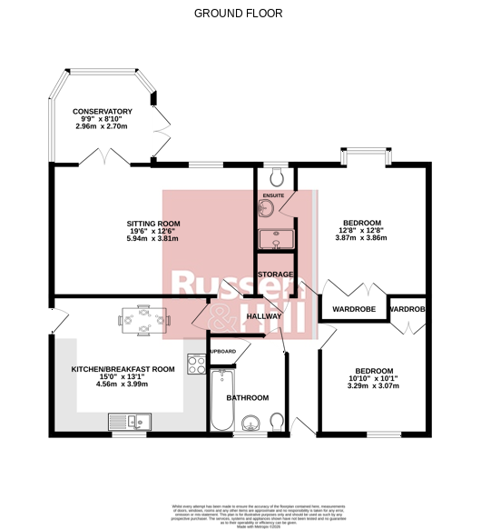 12, Peacock Close, Norwich floorplan